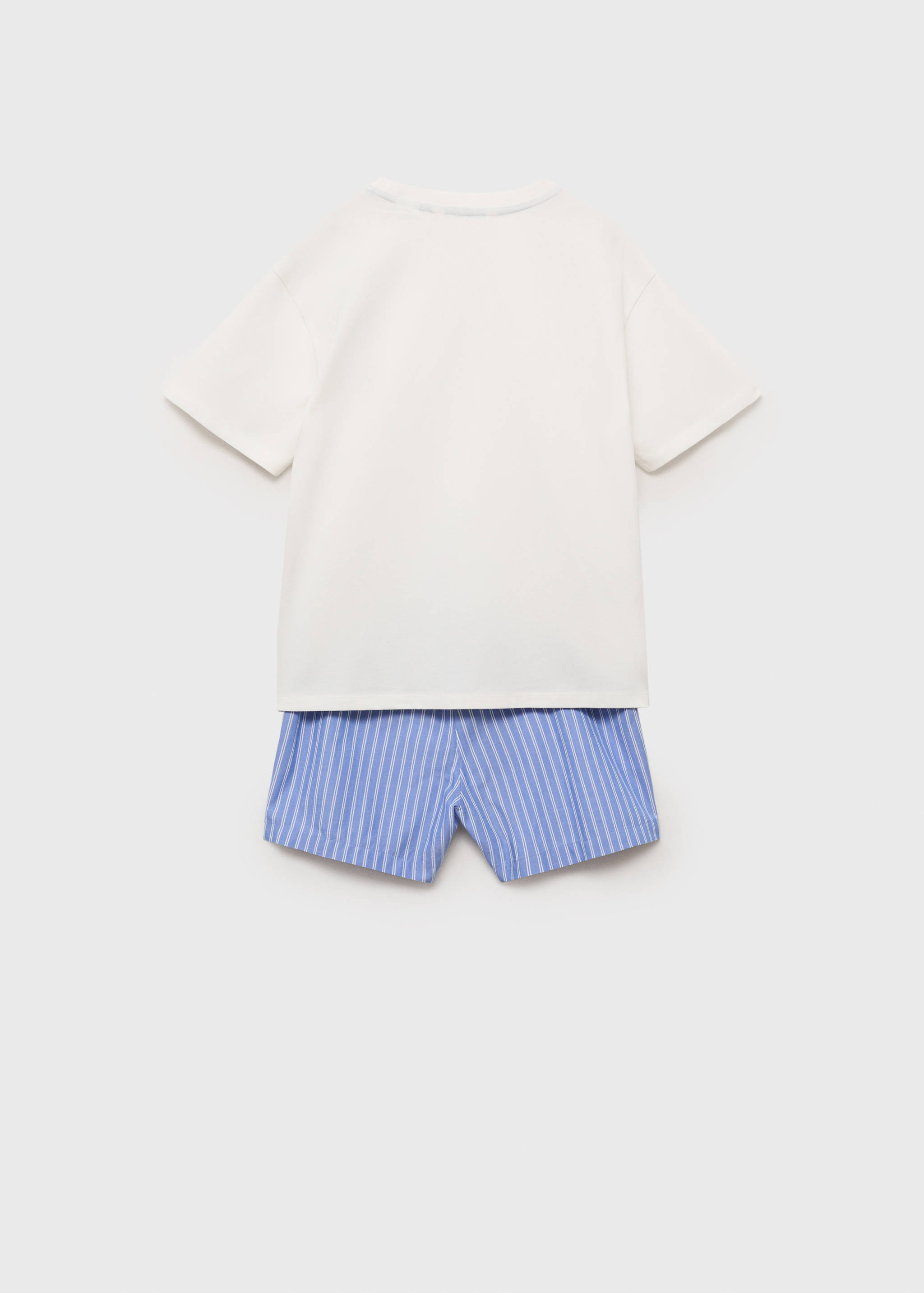 Striped short pyjamas - Reverse of the article