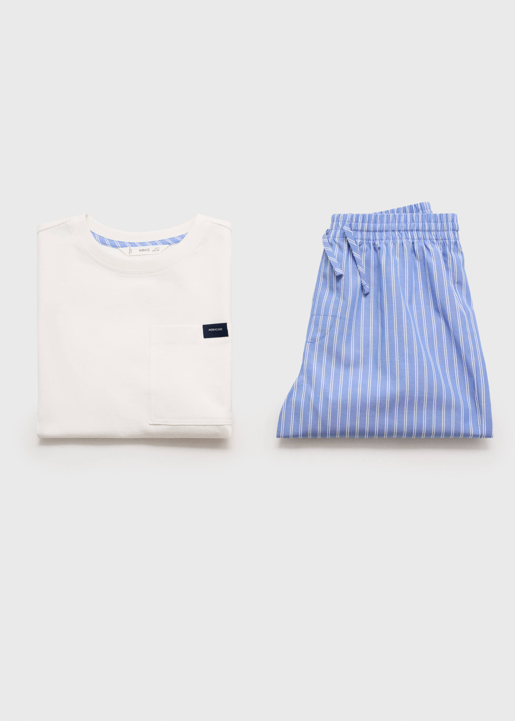 Striped short pyjamas - Details of the article 0
