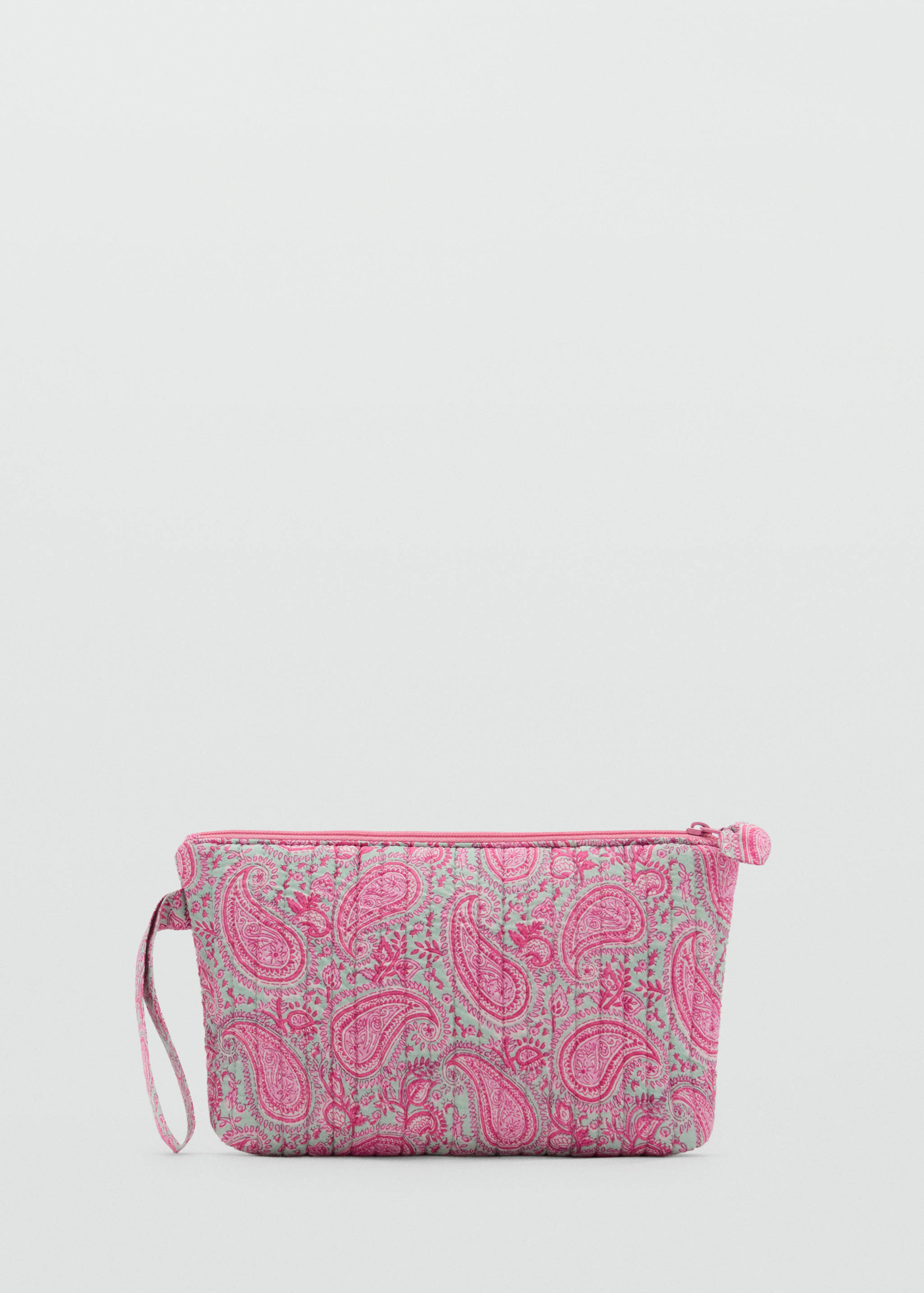 Quilted printed toiletry bag - Article without model