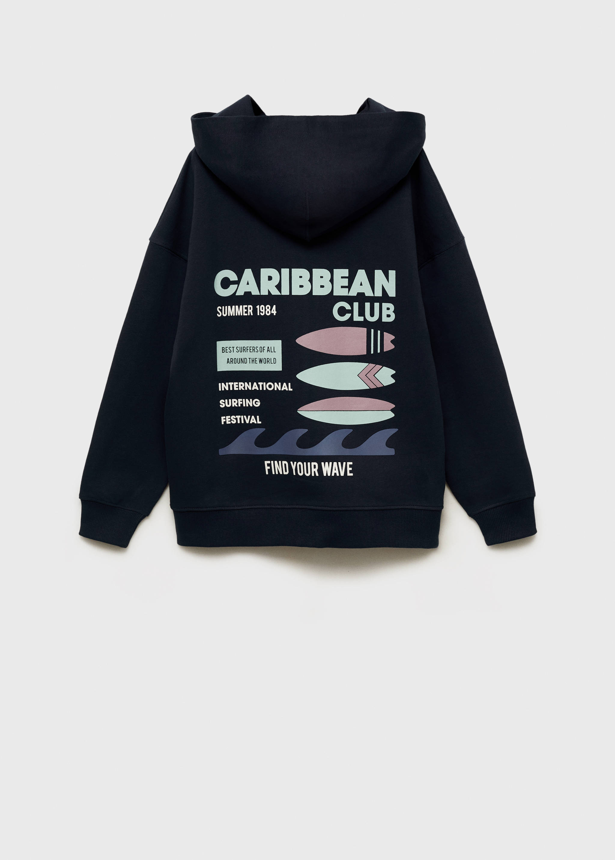 Kapuzenjacke - Rückseite des Artikels