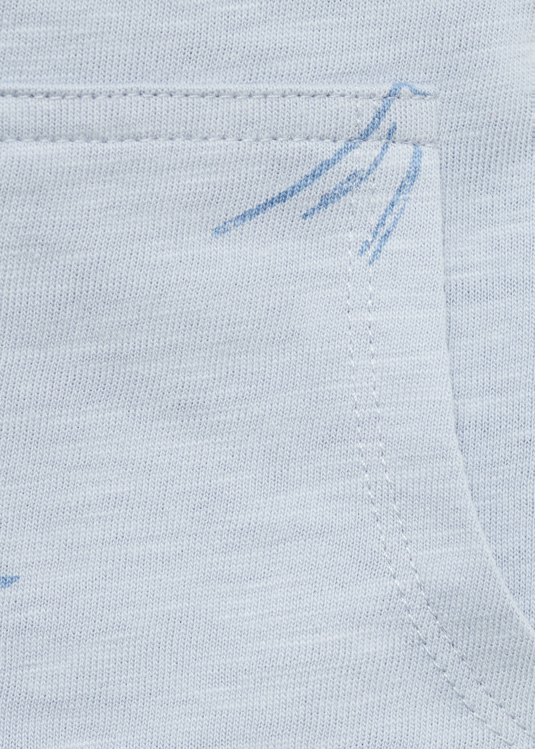 Palm-print dungarees - Details of the article 8