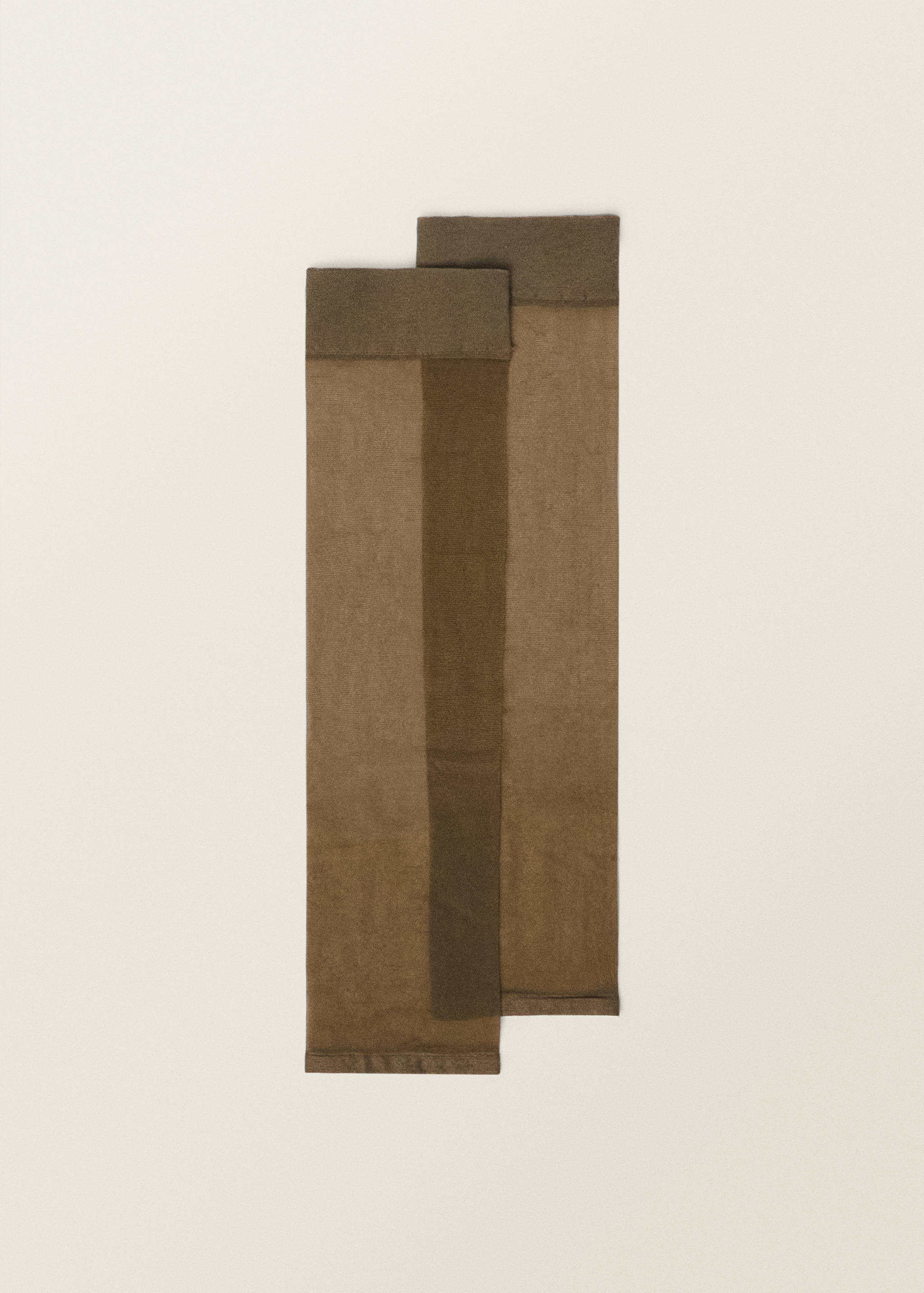 Thin veiled socks with opening - Article without model