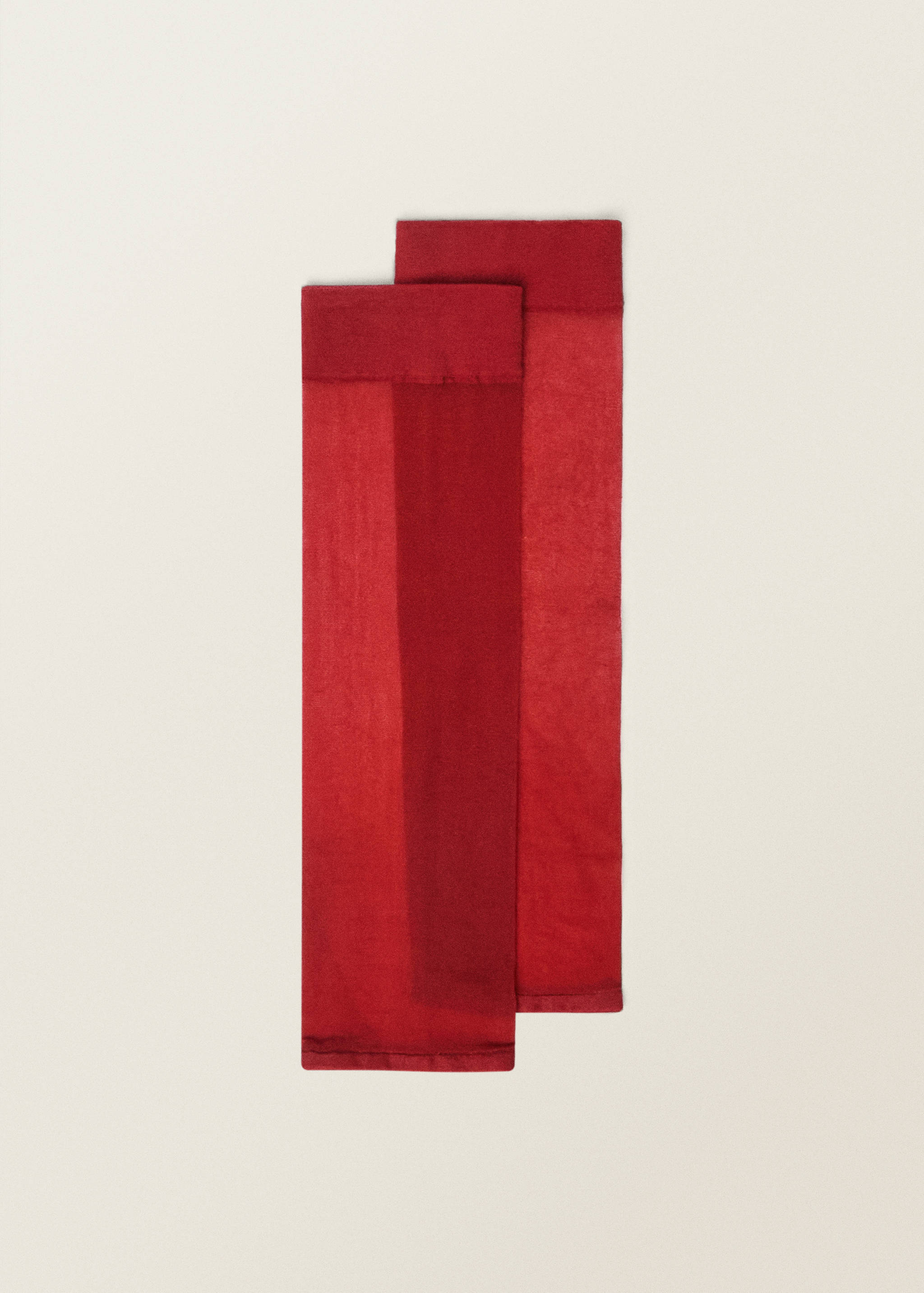 Thin veiled socks with opening - Article without model