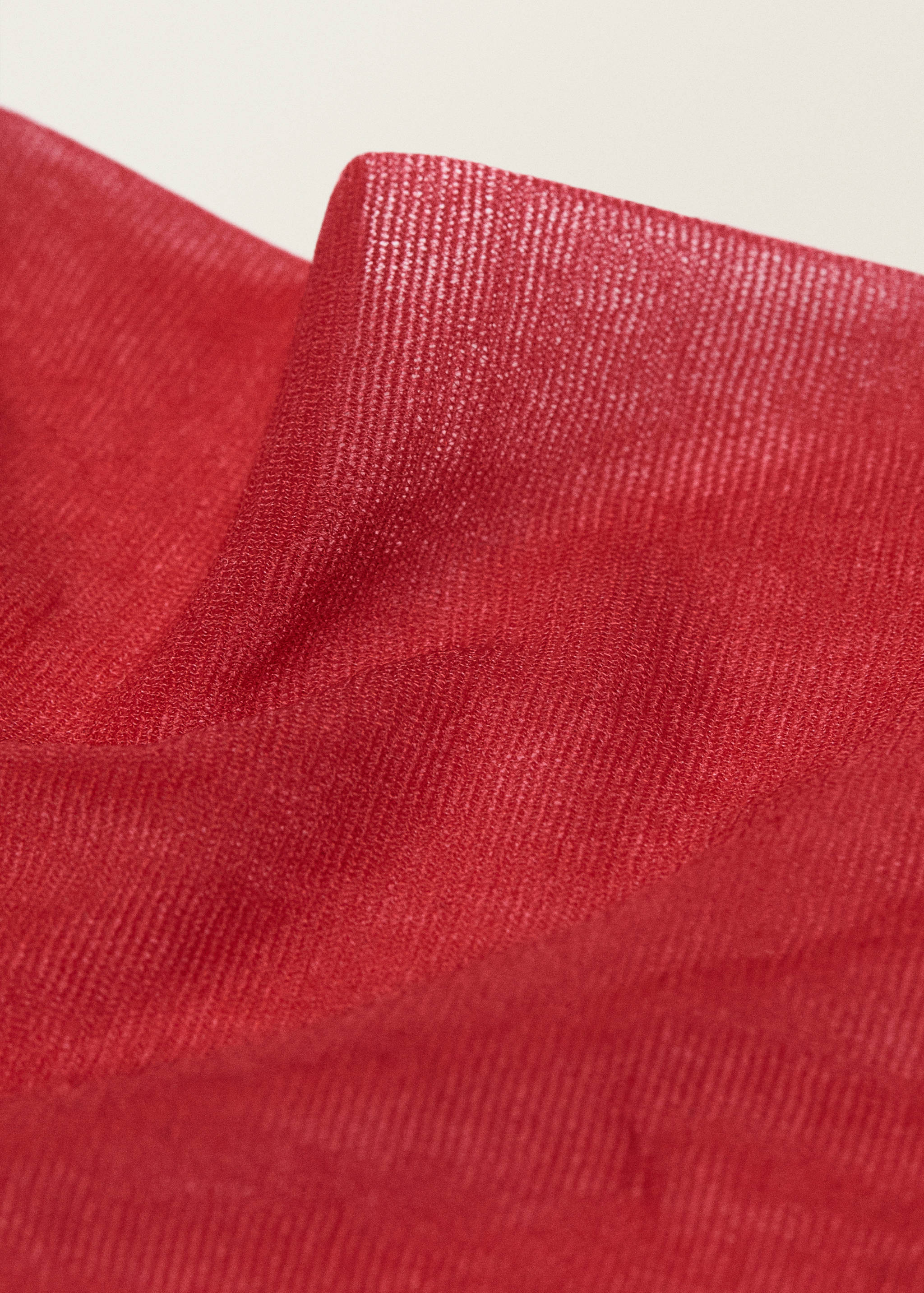 Thin veiled socks with opening - Details of the article 1