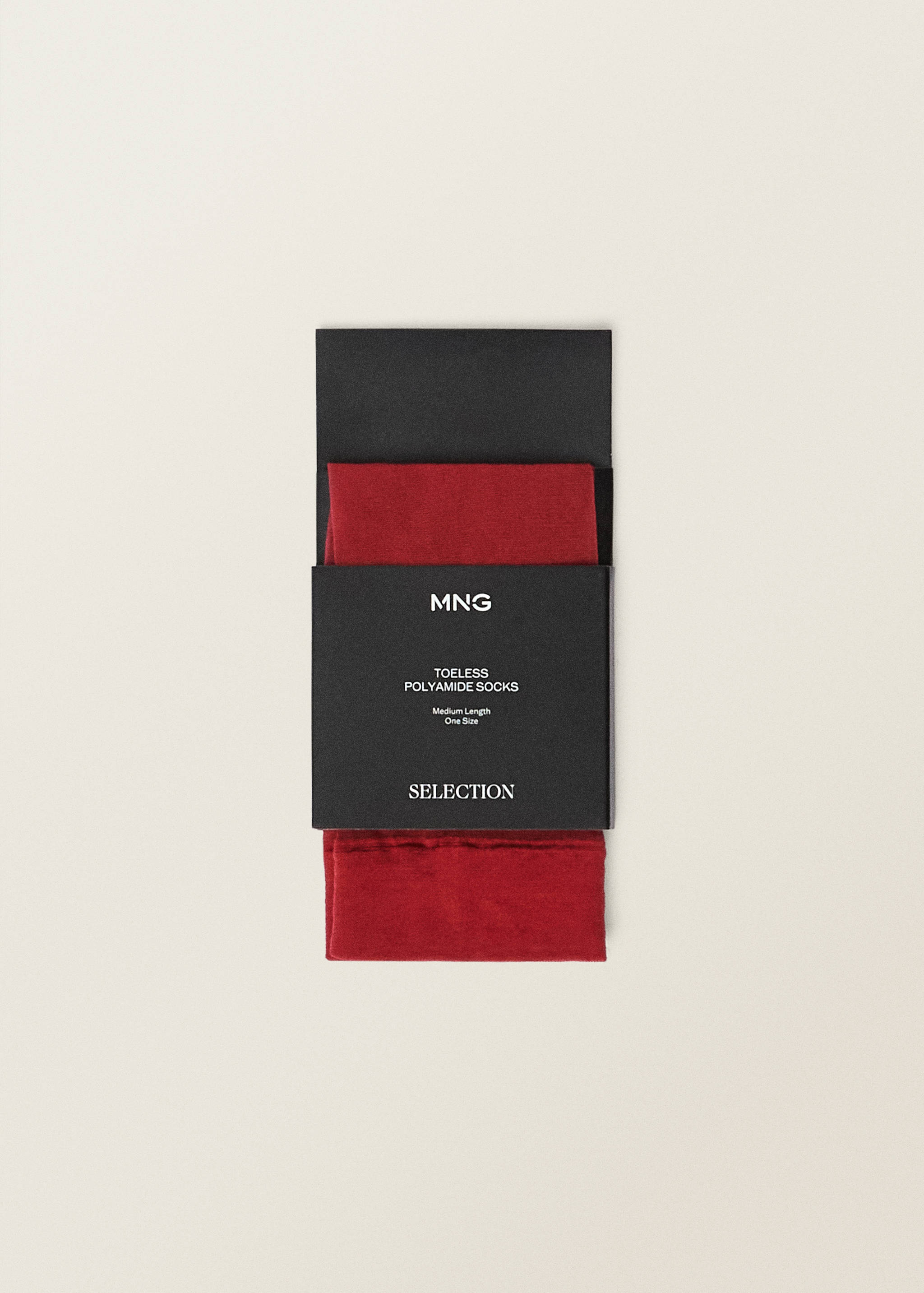 Thin veiled socks with opening - Details of the article 2