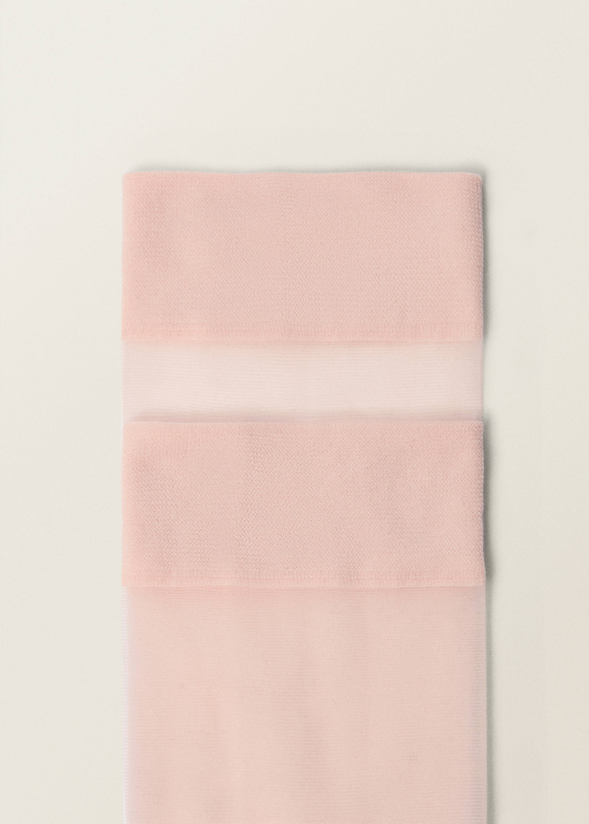 Thin veiled socks with opening - Medium plane
