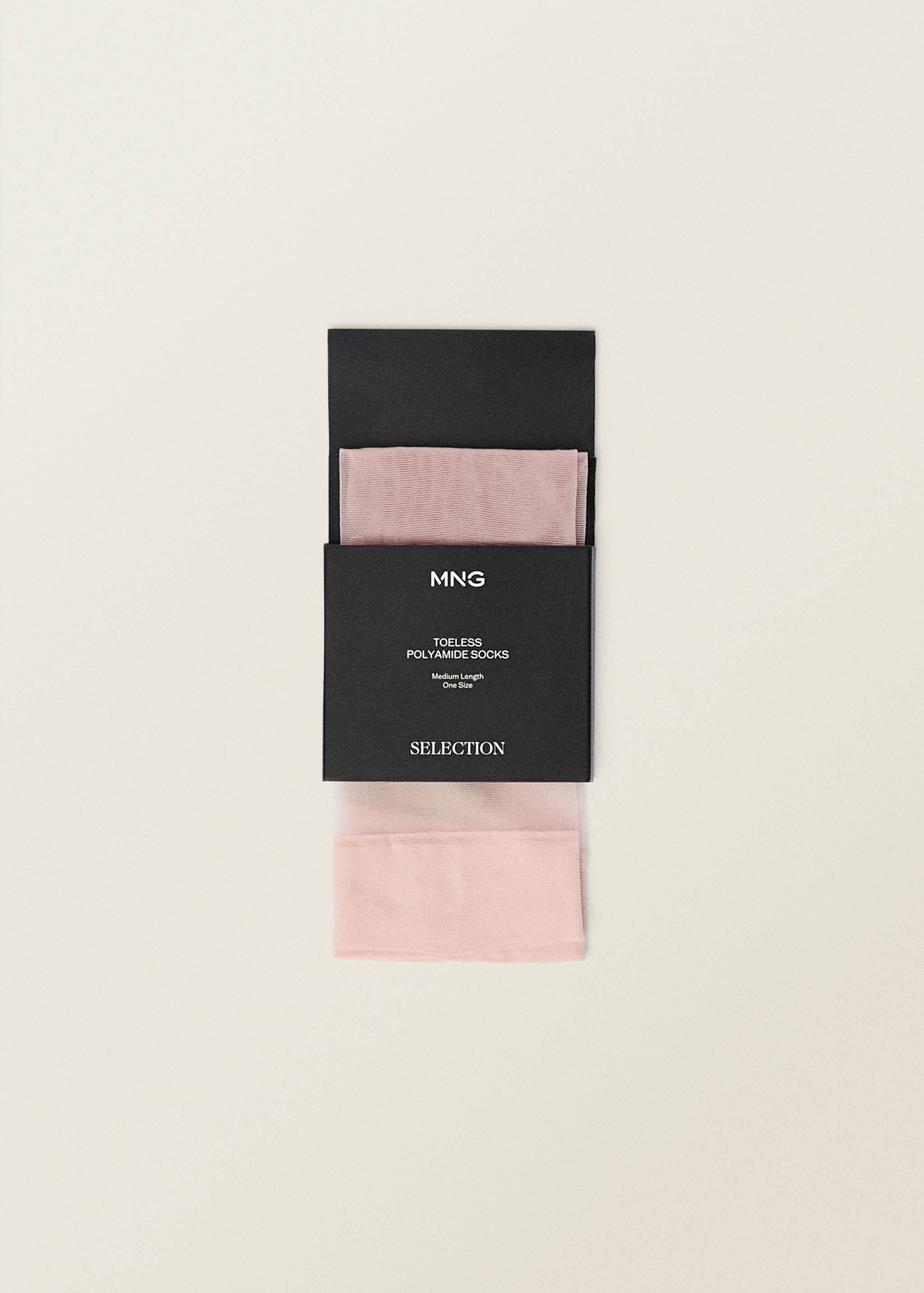 Thin veiled socks with opening - Details of the article 2