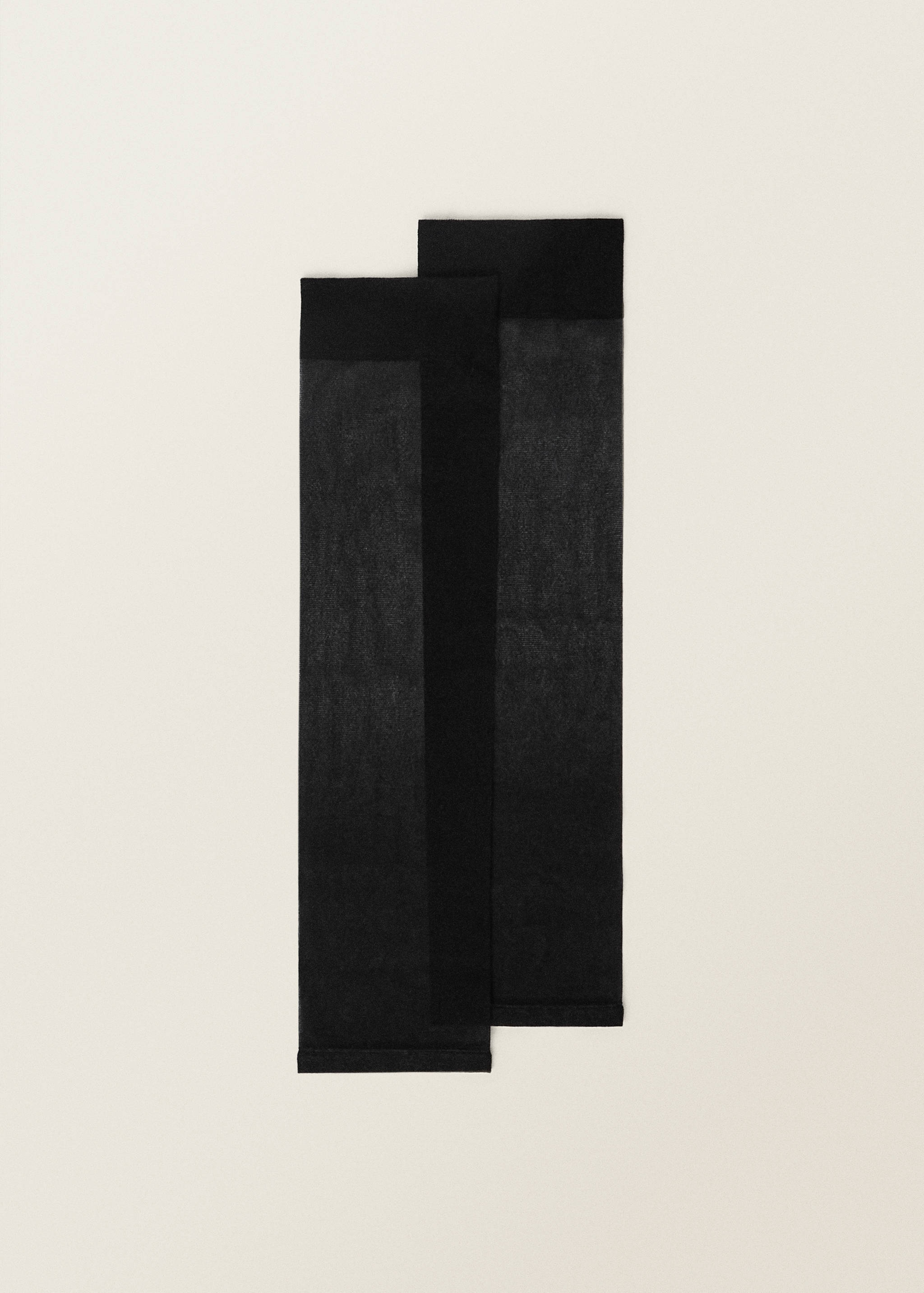 Meias finas transparentes com abertura - Artigo sem modelo