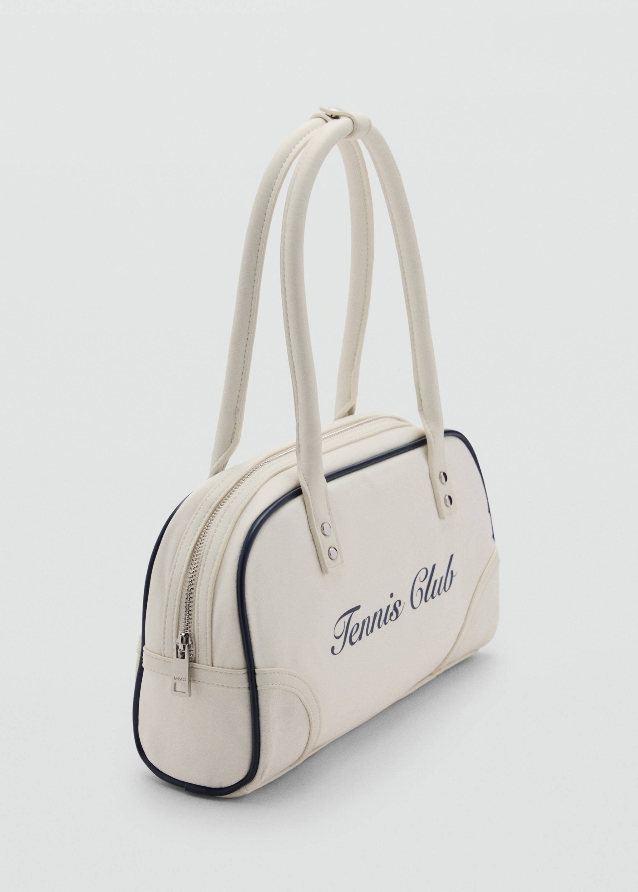 Torba za nošenje preko ramena s printom poruke - Prikaz srednjeg dijela