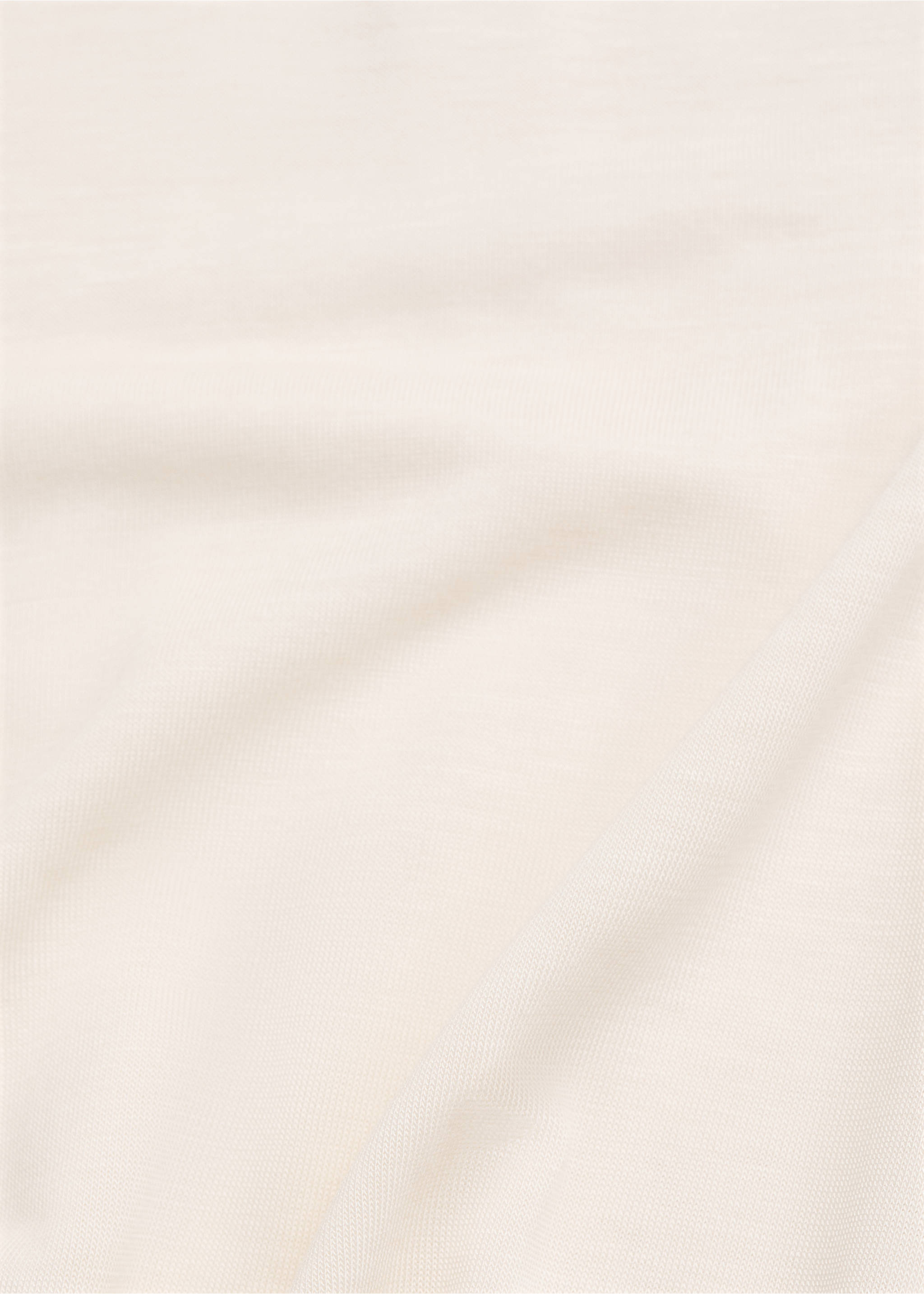 Low-neck lyocell top - Details of the article 0, Ecru. Ref: 87077715-00.