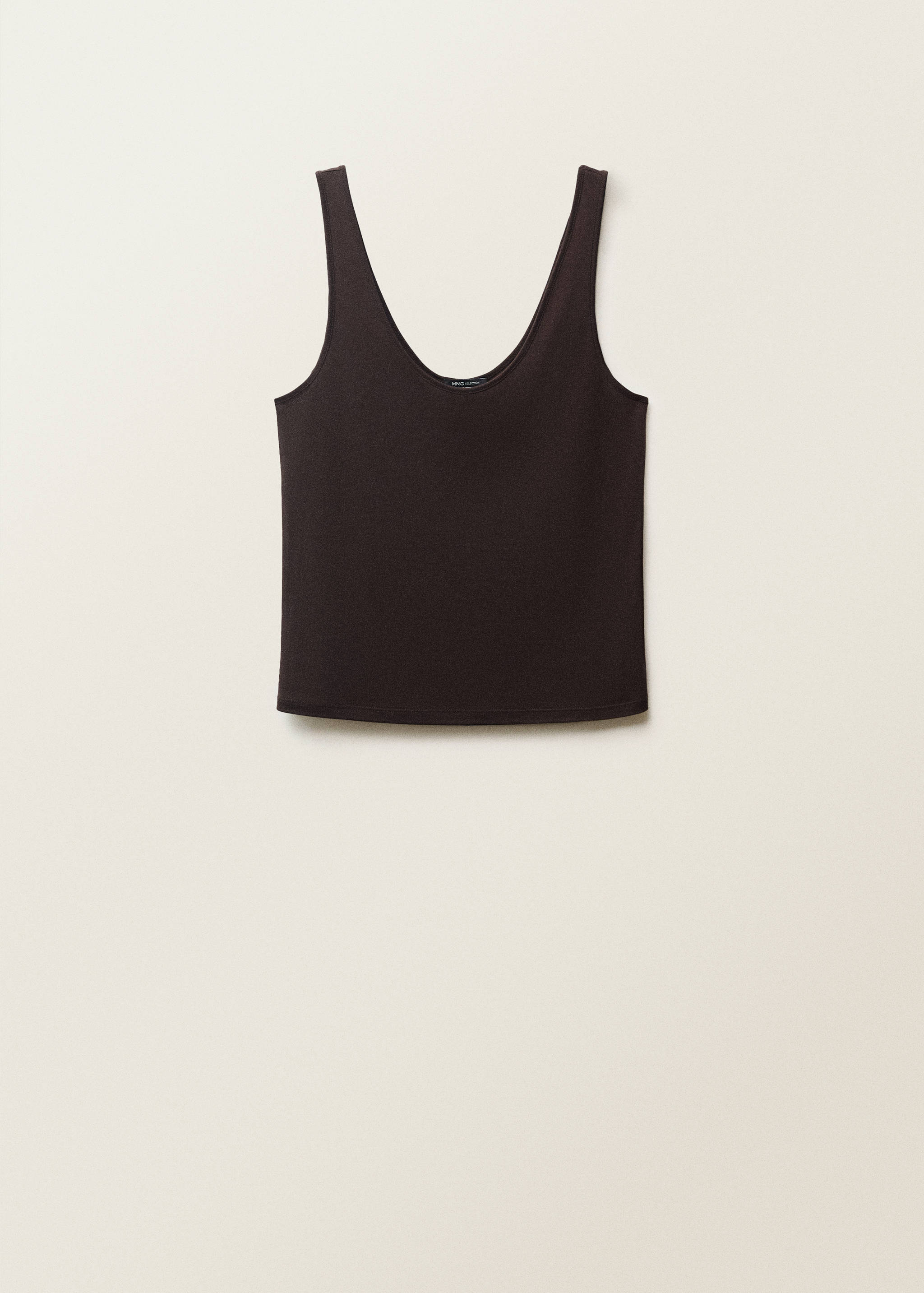 Low-neck lyocell top - Article without model