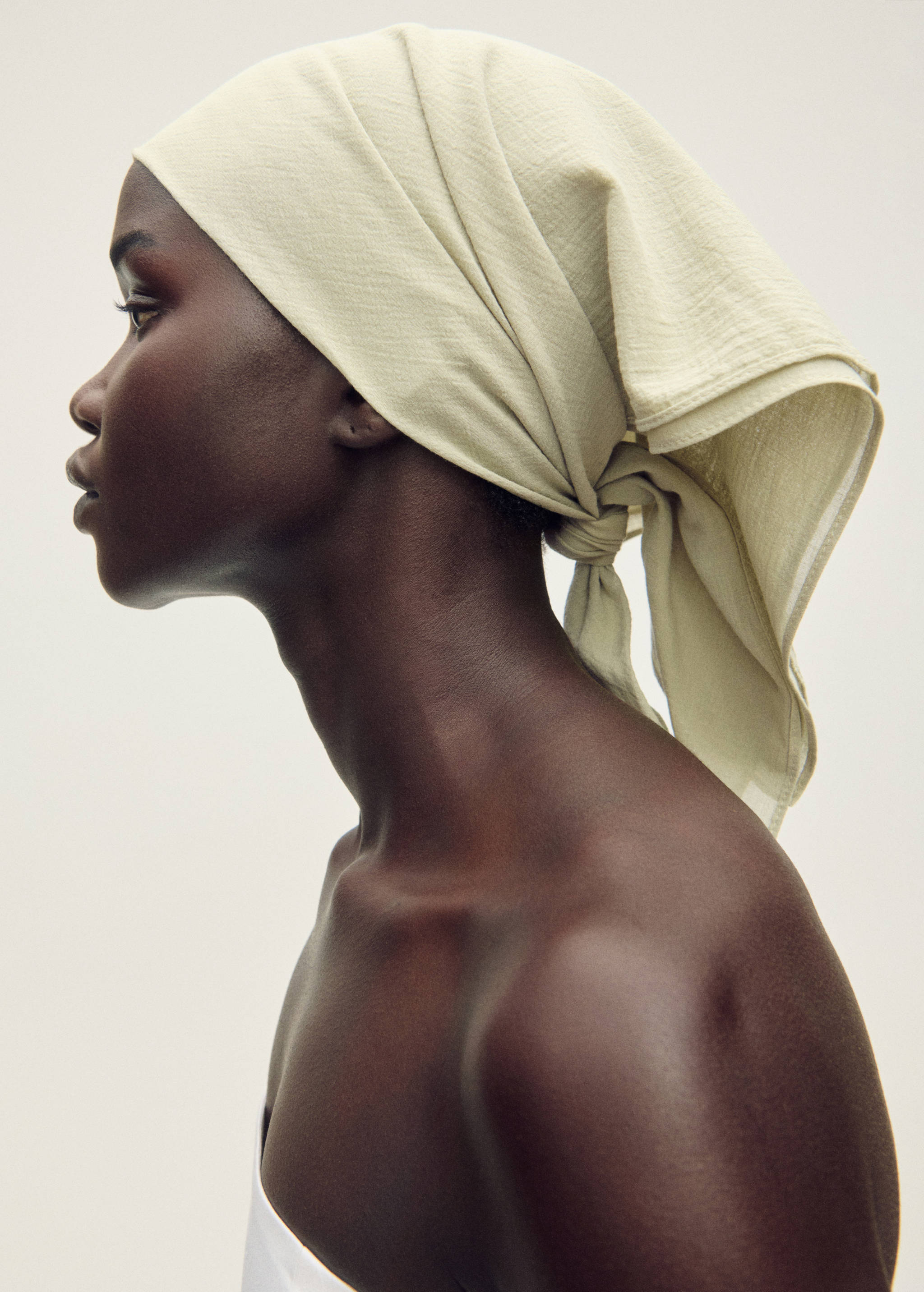 Foulard coton uni - Plan général