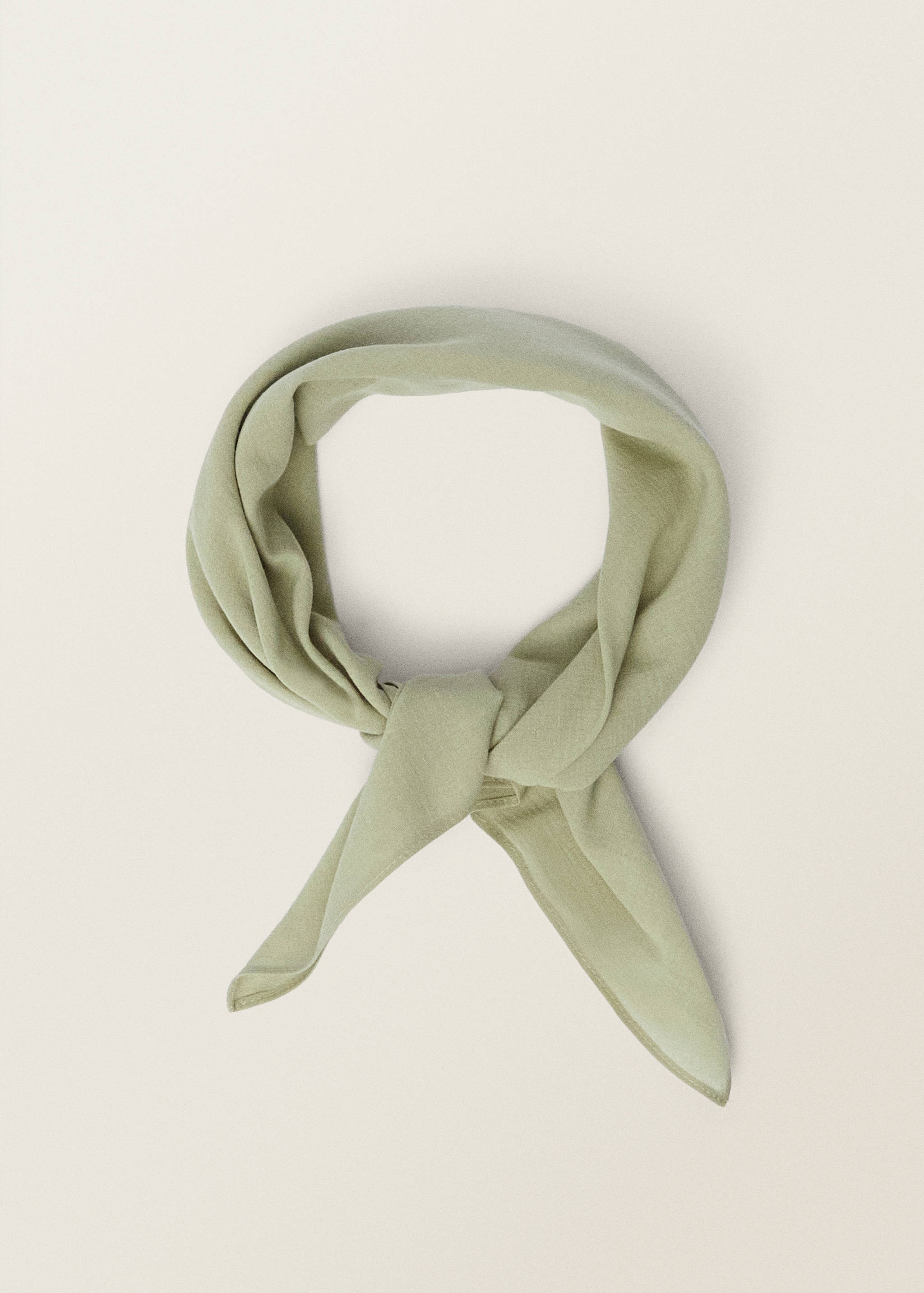 Foulard coton uni - Détail de l'article 1