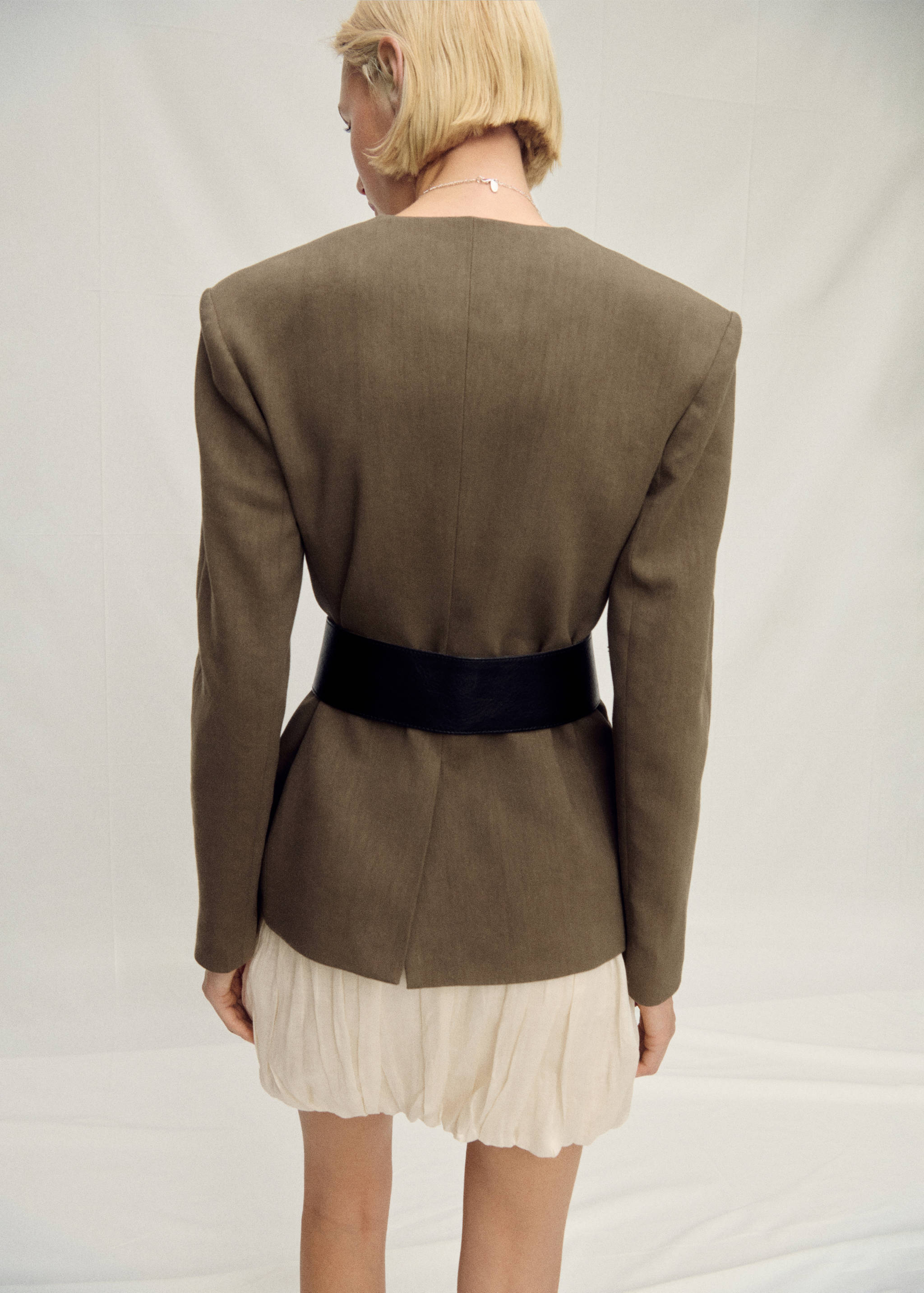 Ramie-Ballonrock - Rückseite des Artikels