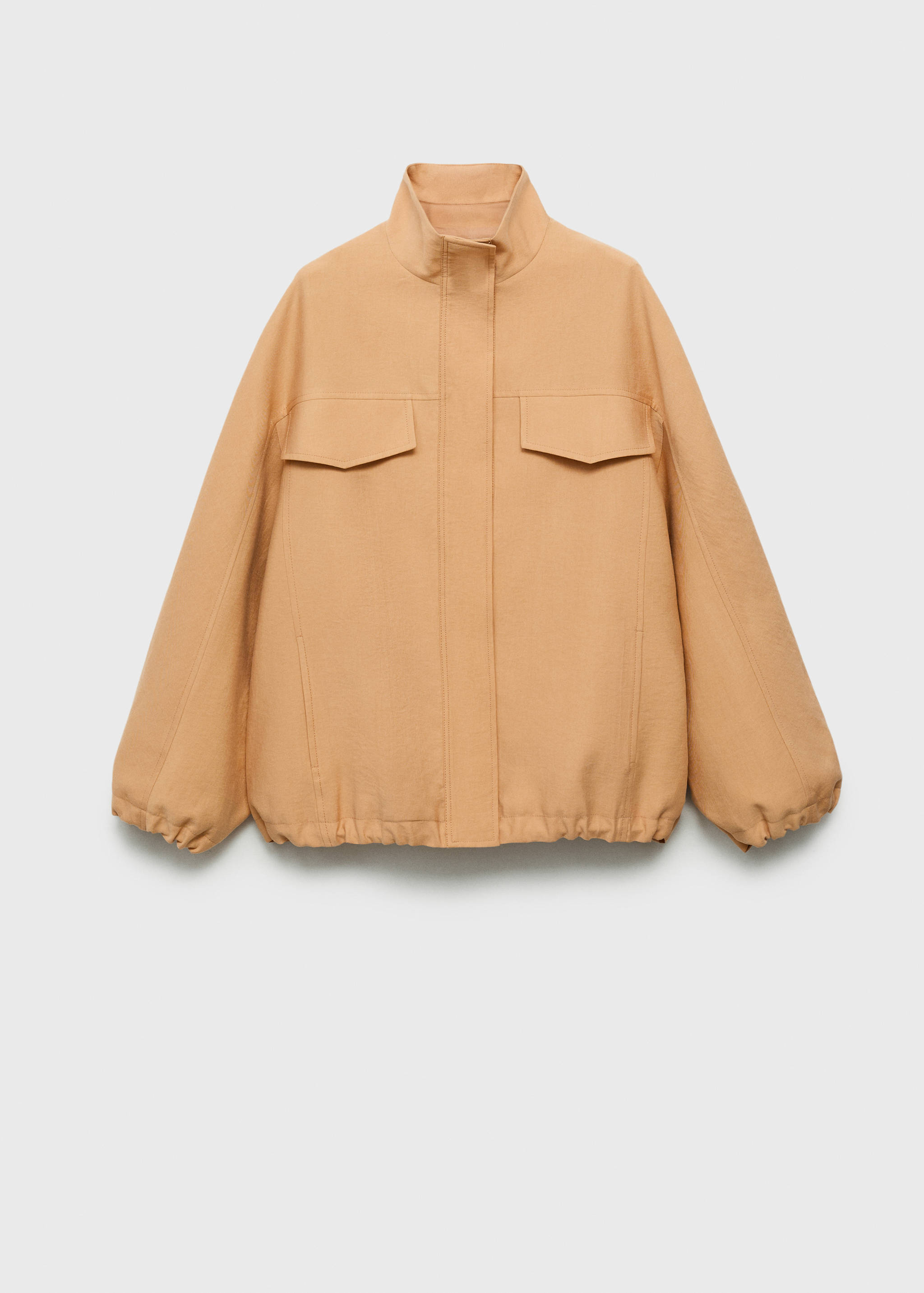 Giacca lyocell oversize tasche - Articolo senza modello