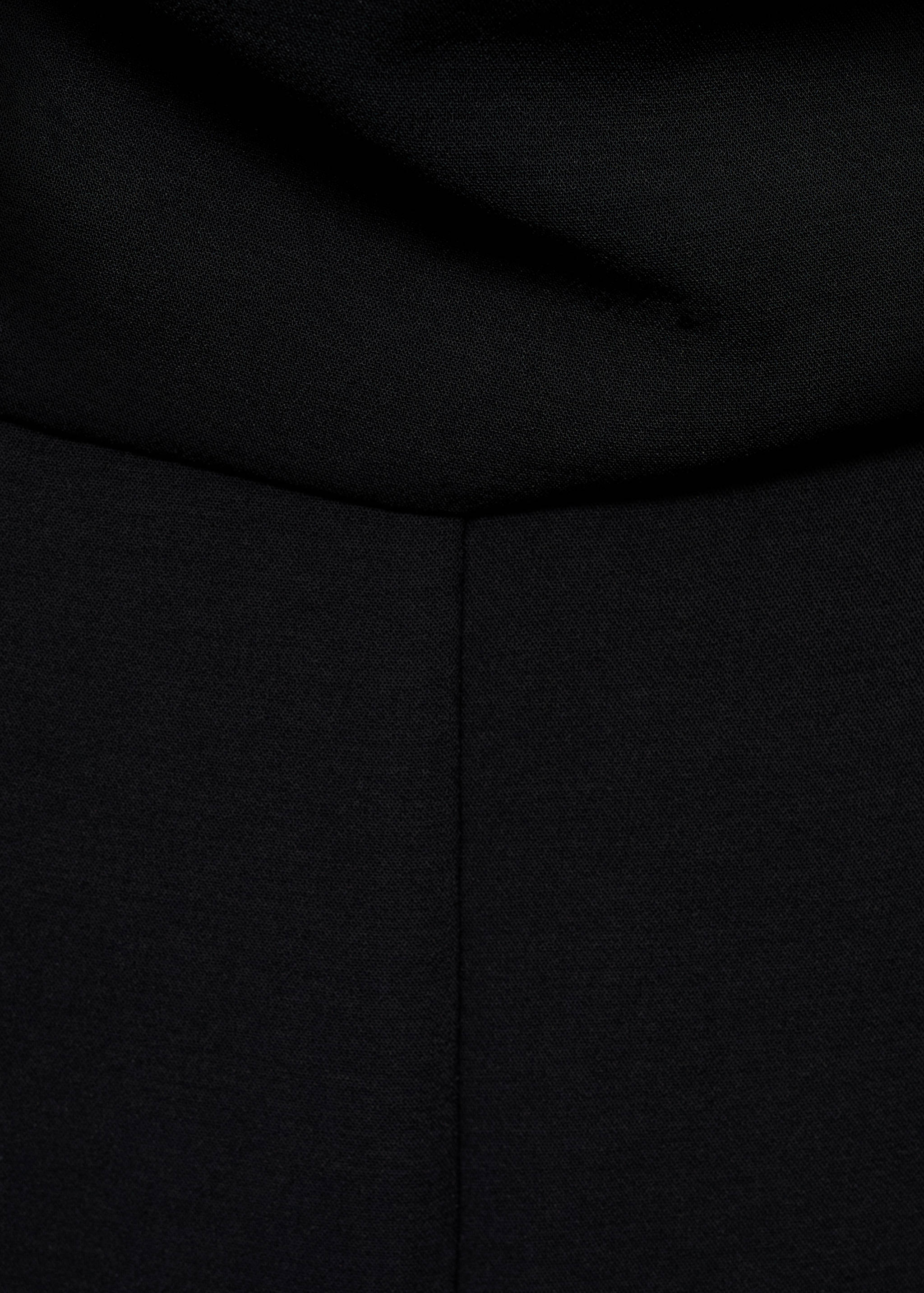 Mono asimétrico detalle drapeado - Detalle del artículo 0