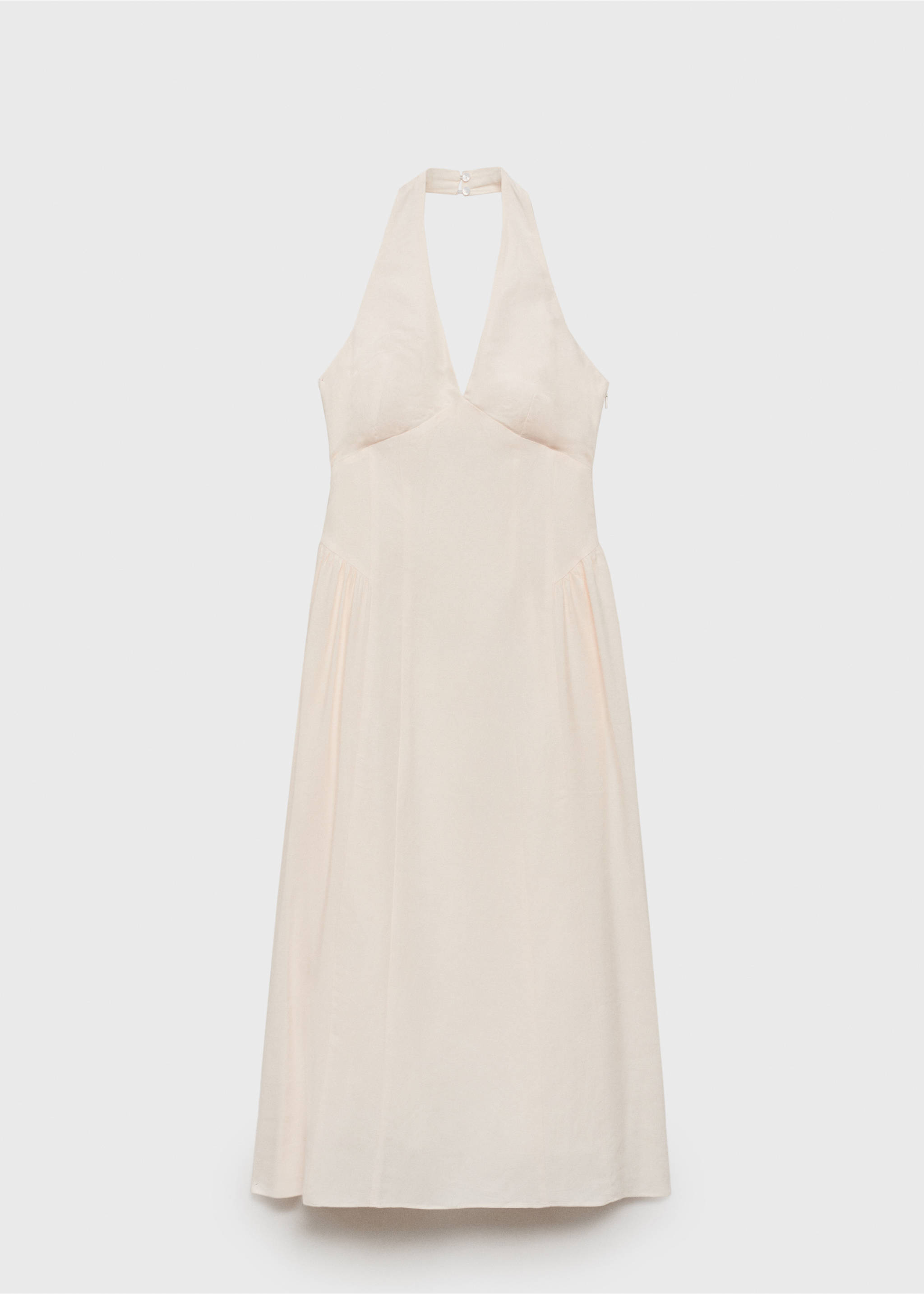 Robe lin emmanchures américaines - Article sans modèle, Blanc cassé. Ref: 87077892-00.