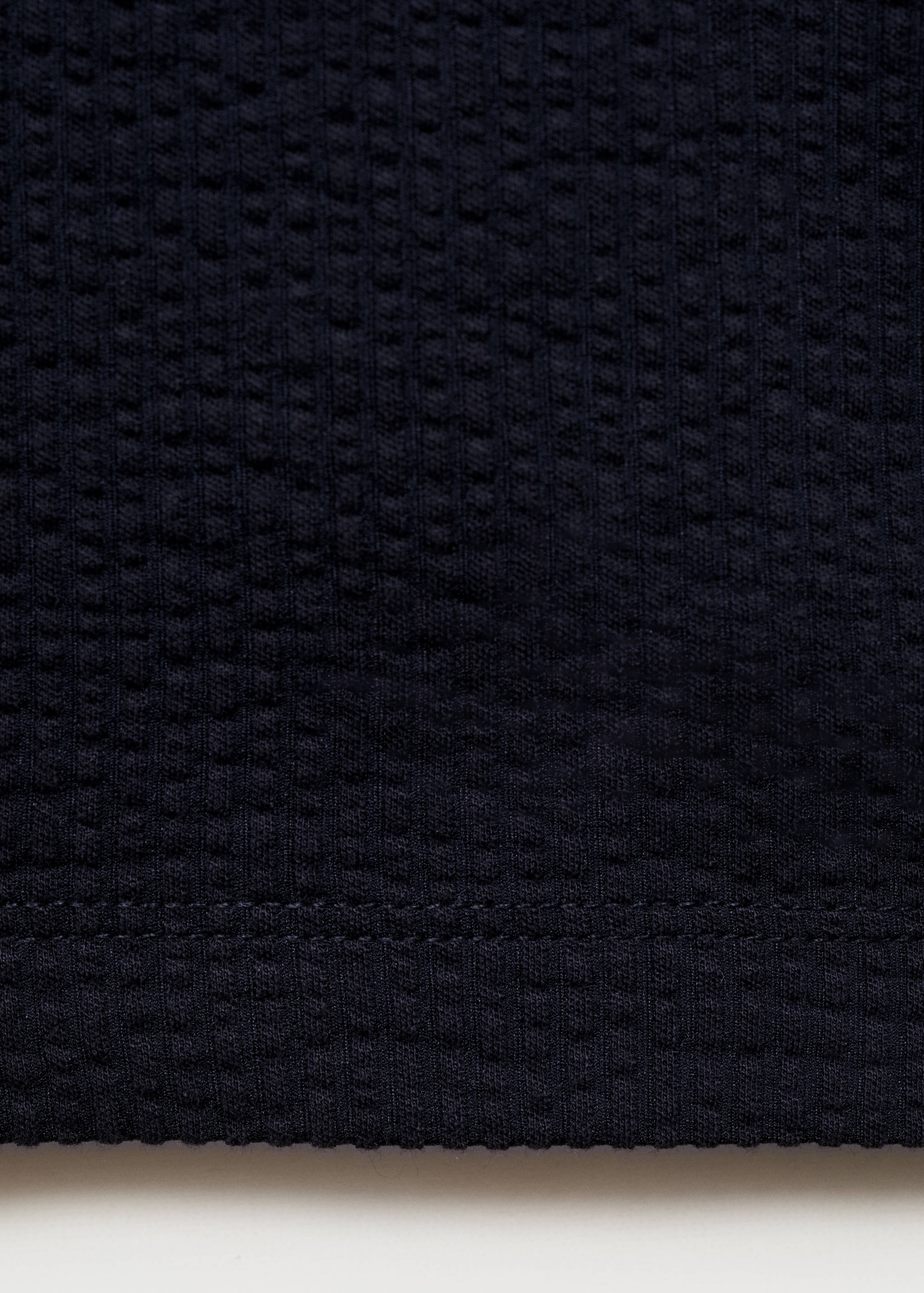 T-Shirt aus Seersucker-Baumwolle - Detail des Artikels 0