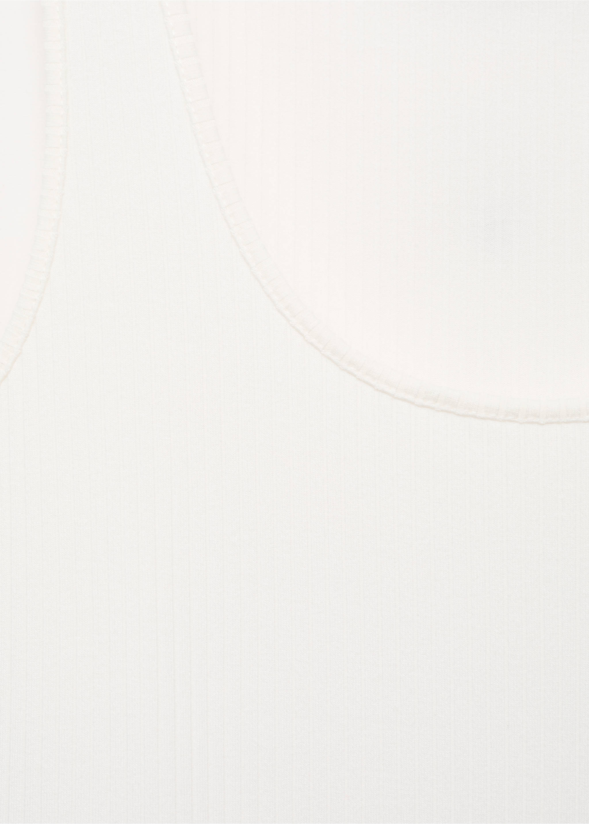 Striped combined knitted jumpsuit - Details of the article 8, Off White. Ref: 87077895-00.