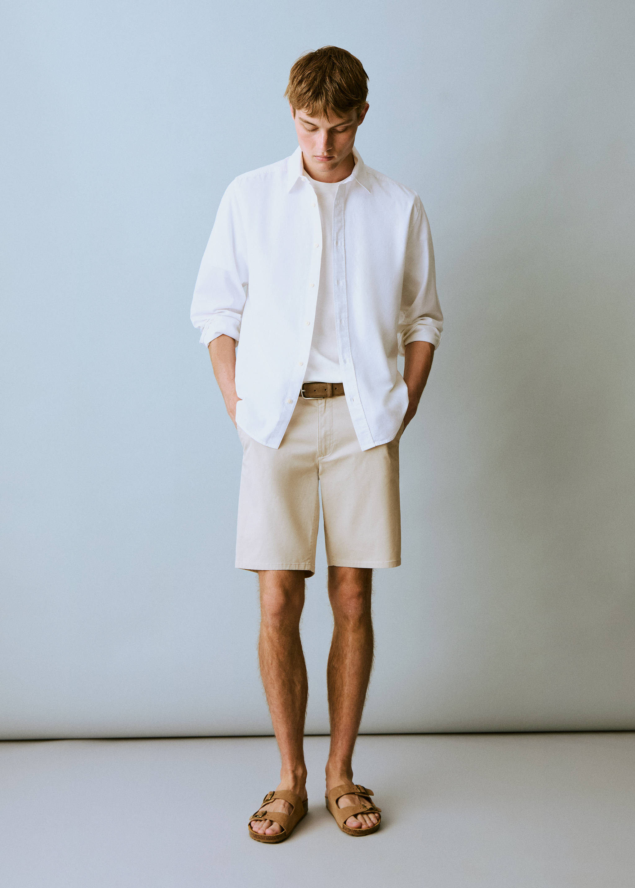 Camisa Òxford lli - Pla general