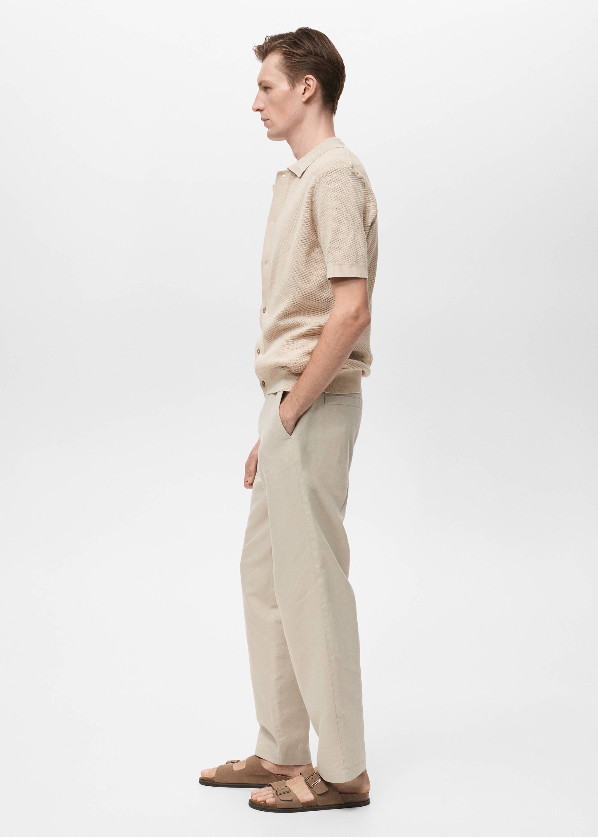 Openwork knitted structured shirt - Details of the article 2