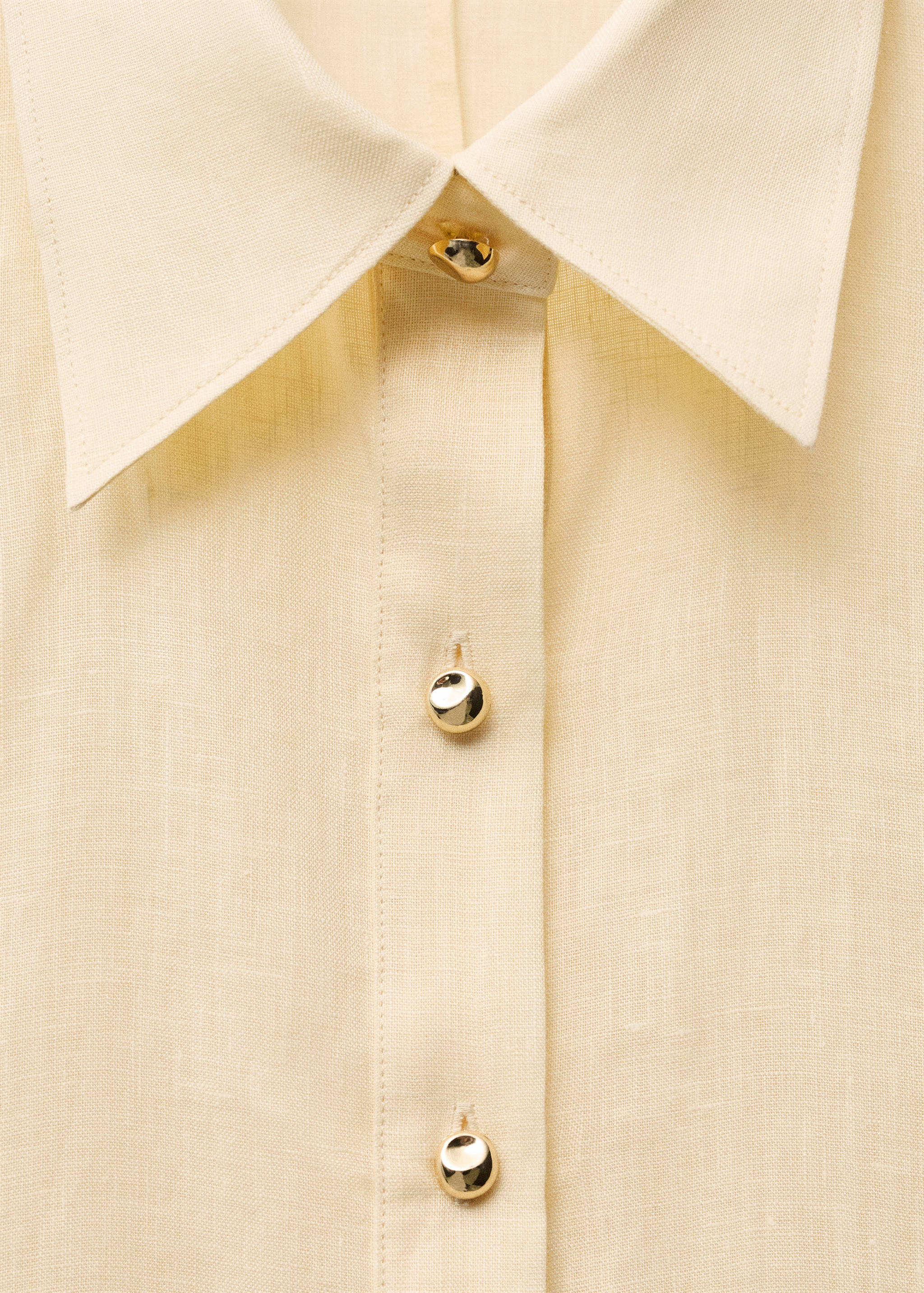 Chemise lin détail boutons - Détail de l'article 0