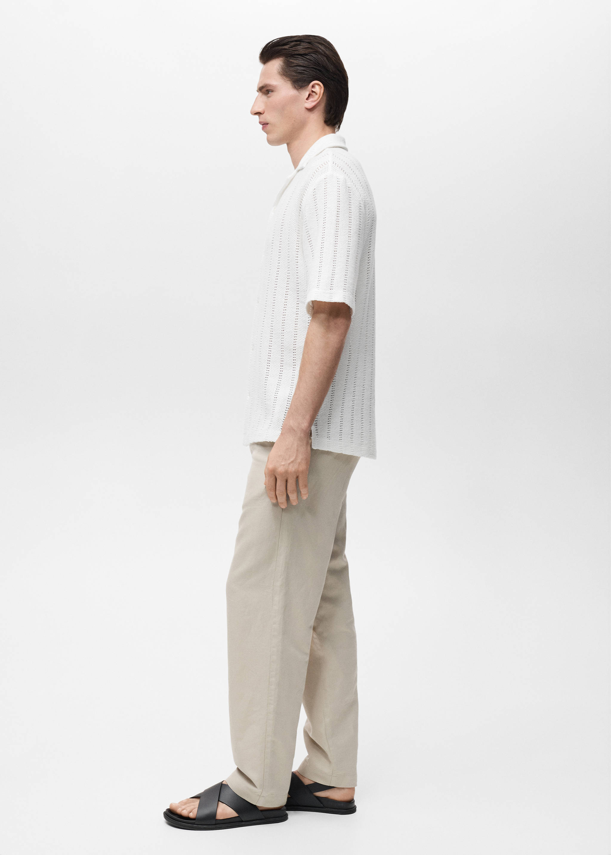 Camisa punto detalle calados - Detalle del artículo 2