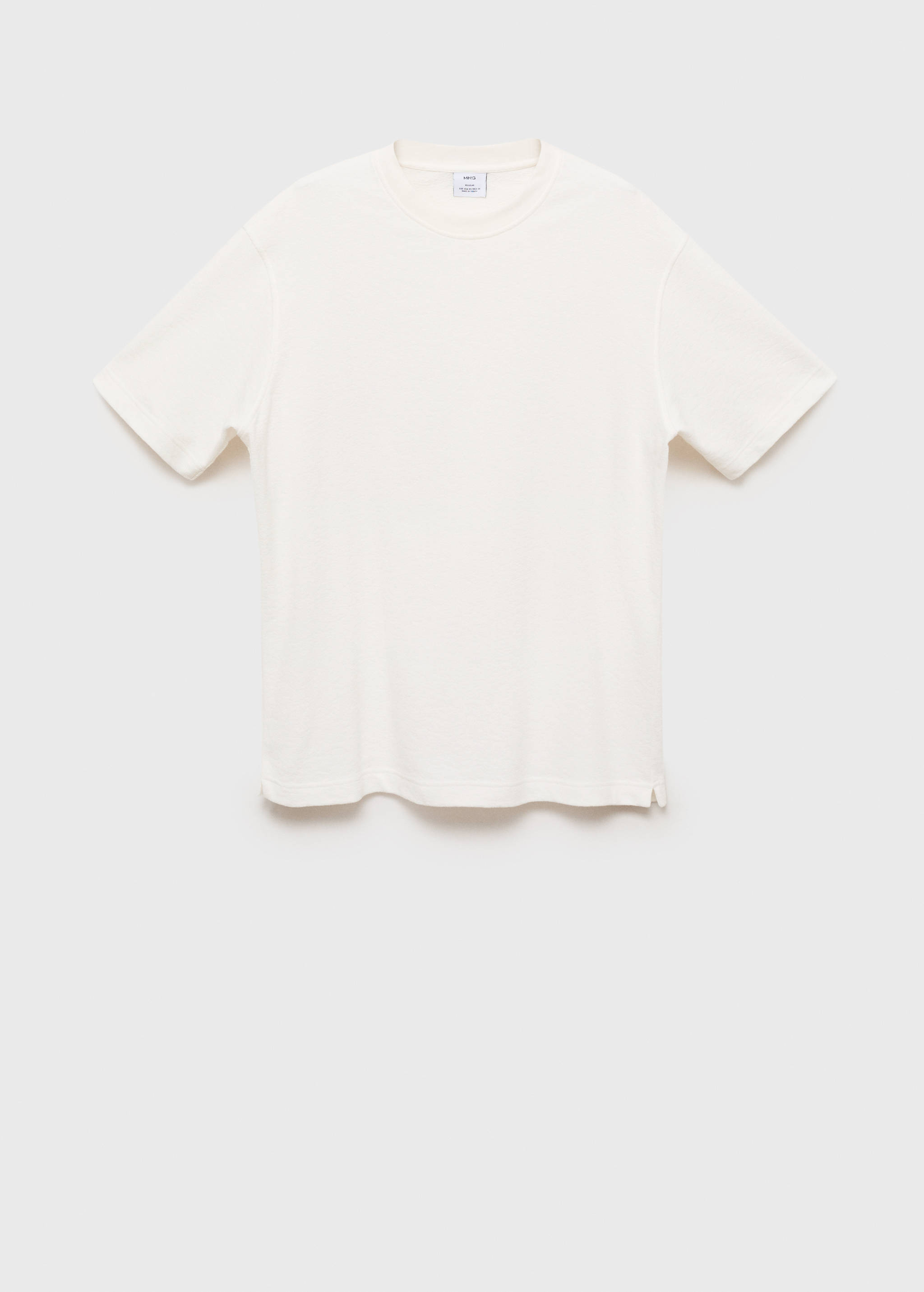 Relaxed fit t-shirt med struktur - Artikel utan modell