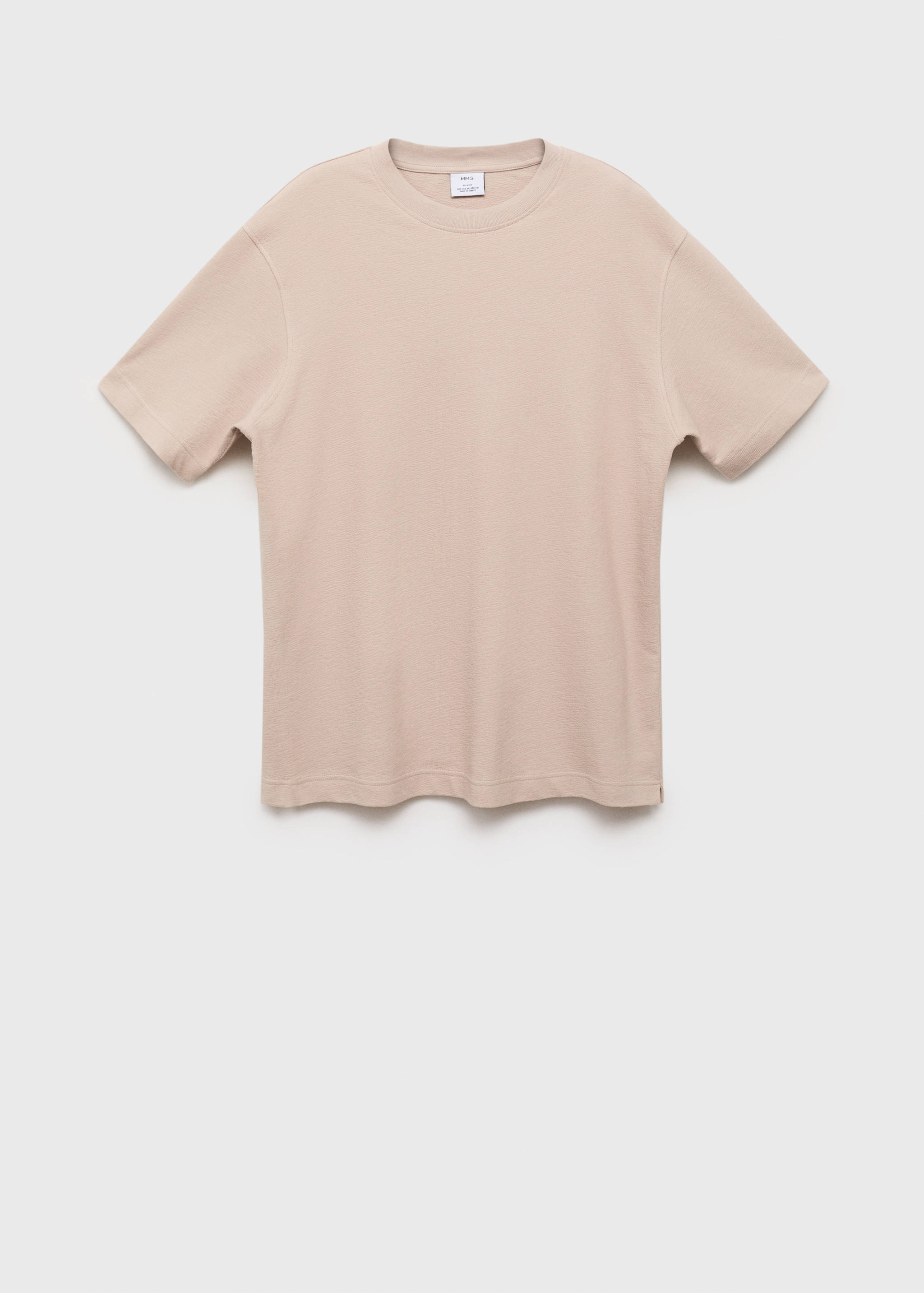 Relaxed fit t-shirt med struktur - Artikel utan modell