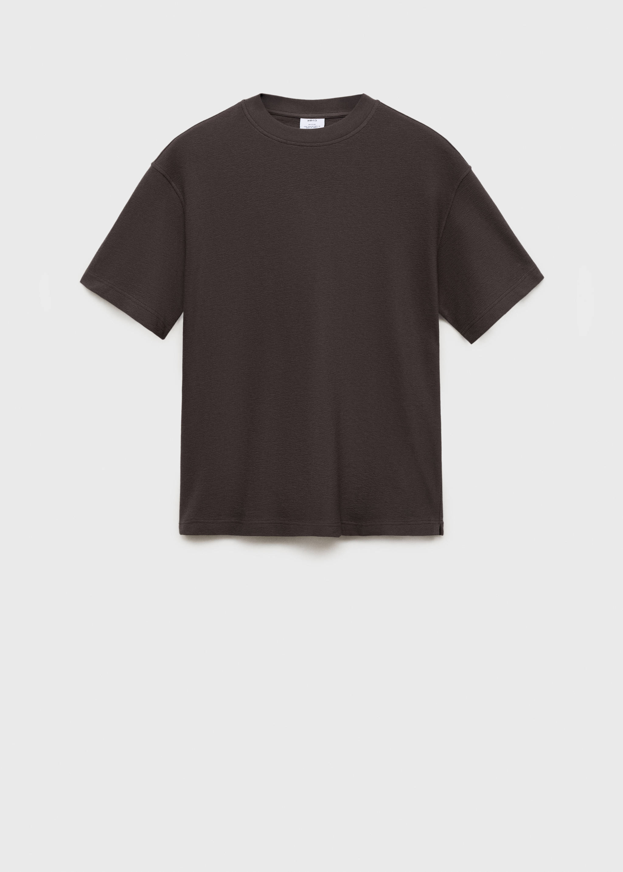 Relaxed fit t-shirt med struktur - Artikel utan modell