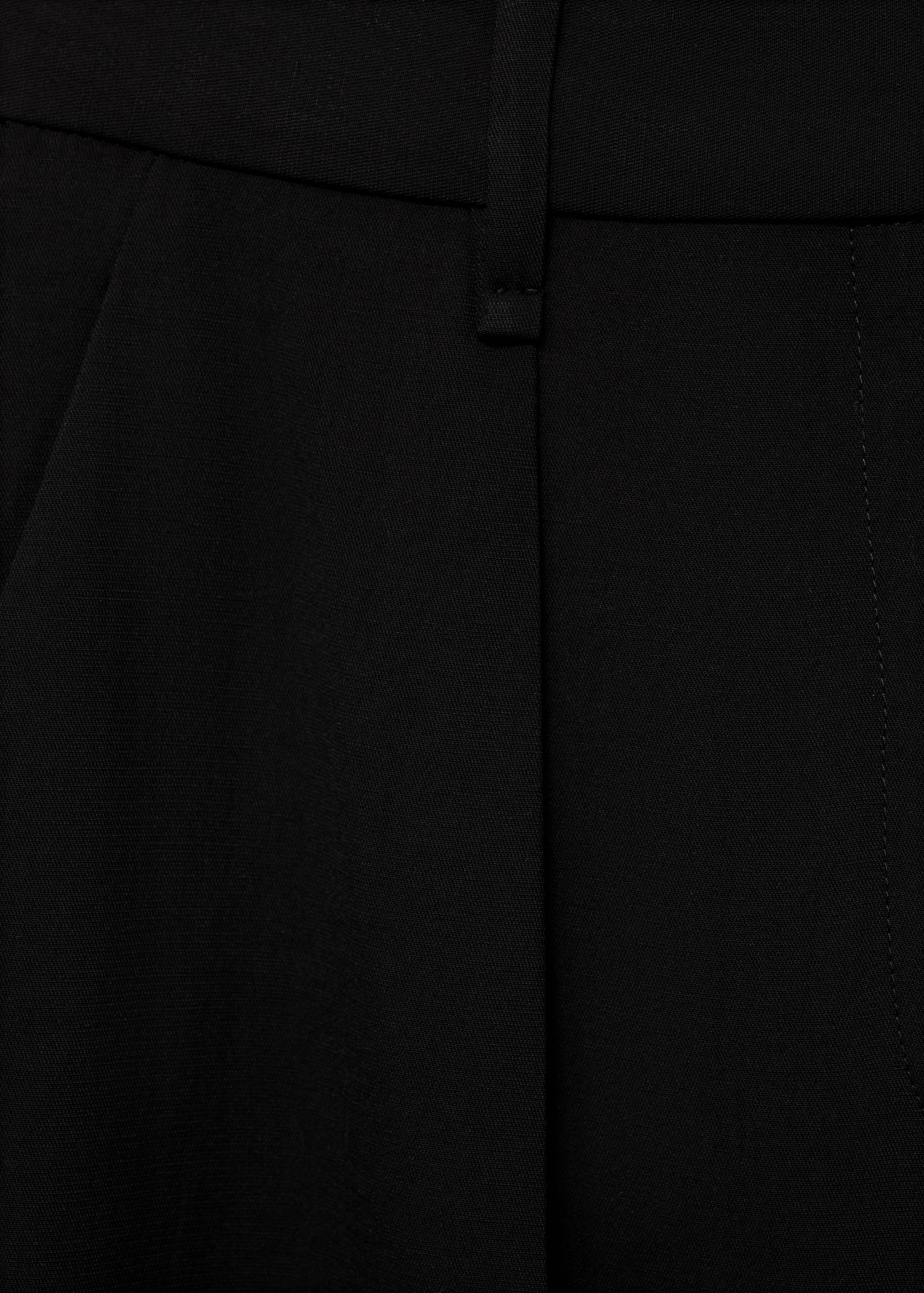 Gerade Bundfaltenhose aus Lyocell - Detail des Artikels 0