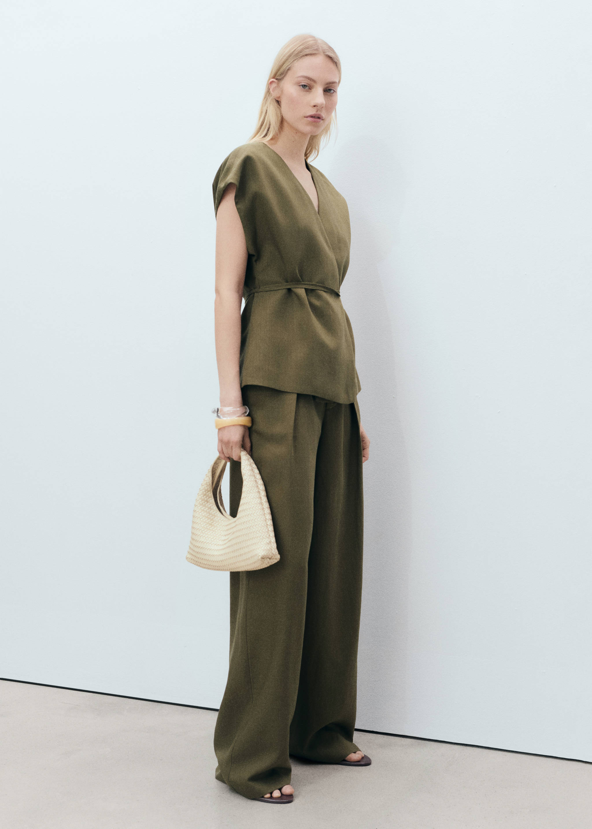 Lyocell wrap top - General plane