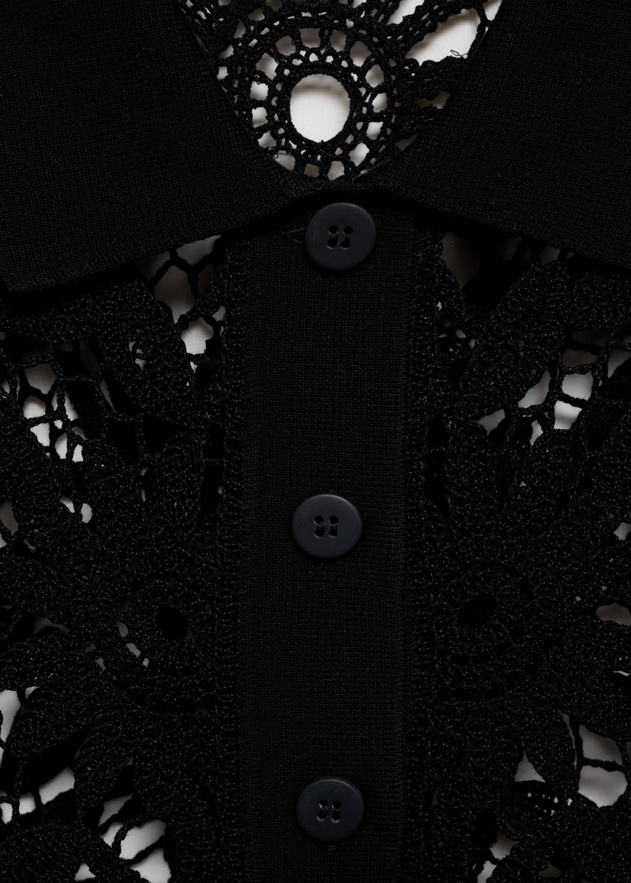 Kortärmad virkad kofta - Detaljer om artikeln 8