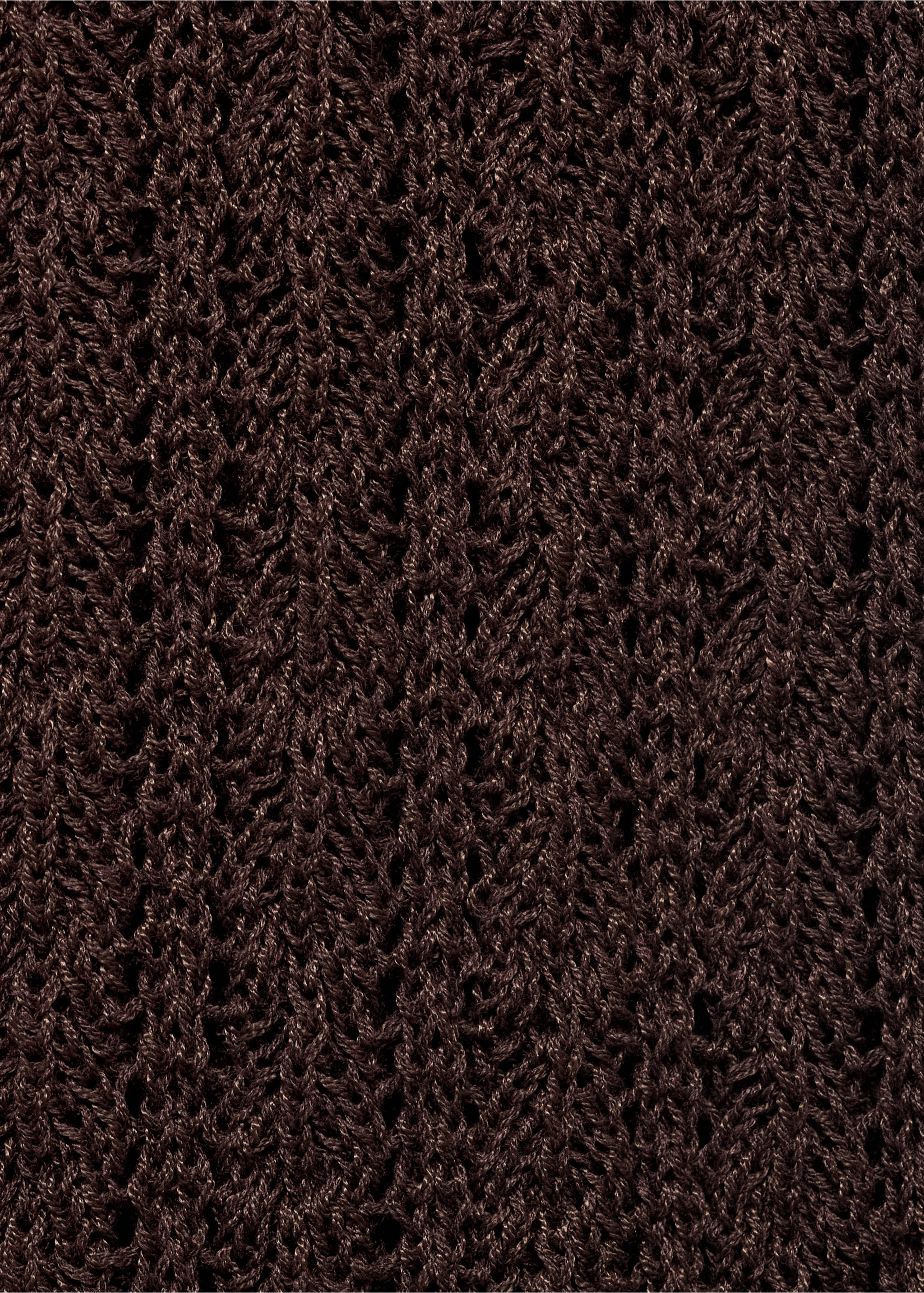 Pantalon droit maille côtelée - Détail de l'article 0, Chocolat. Ref: 87078643-00.