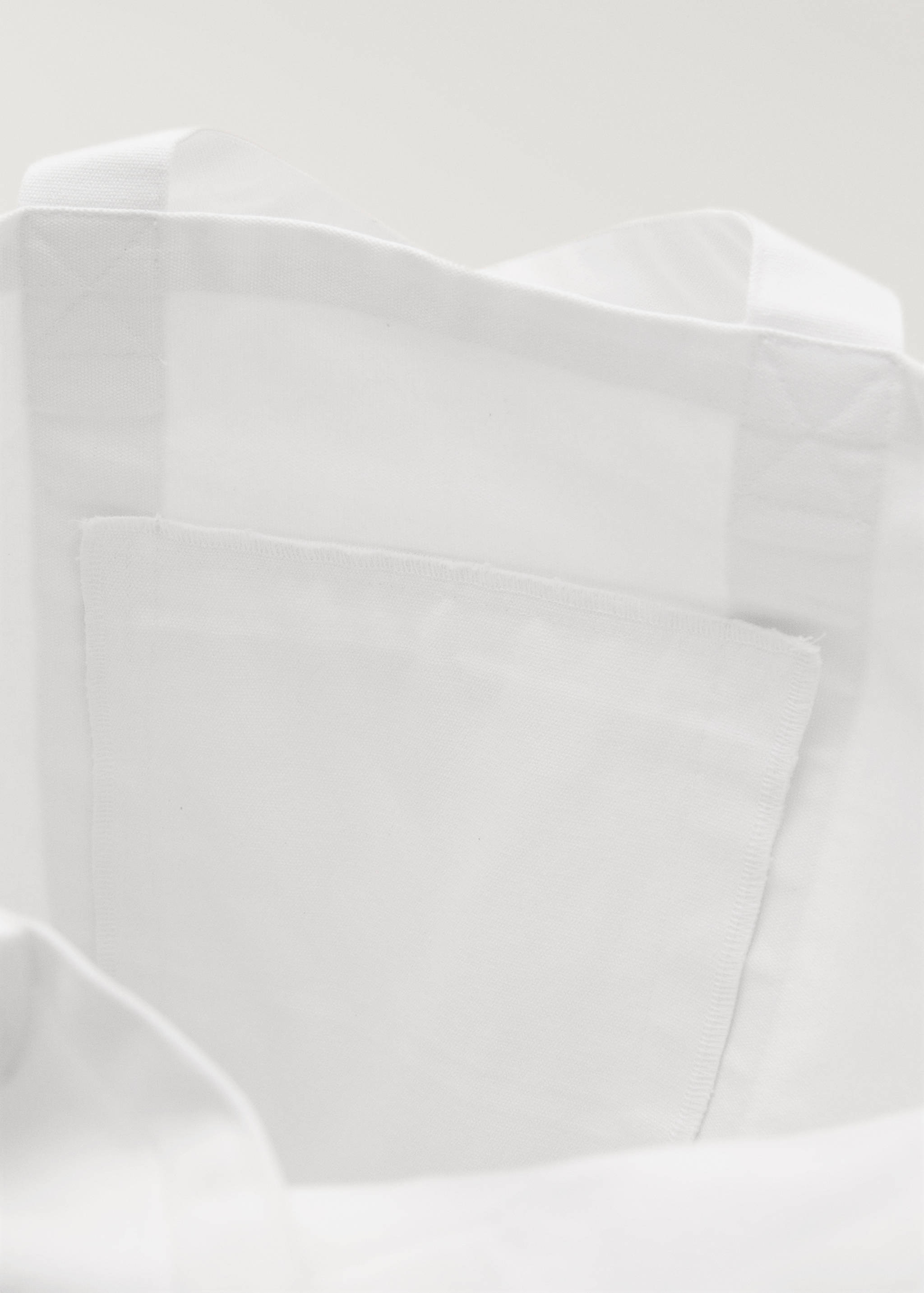 Strandtasche aus einfarbiger Baumwolle - Detail des Artikels 4