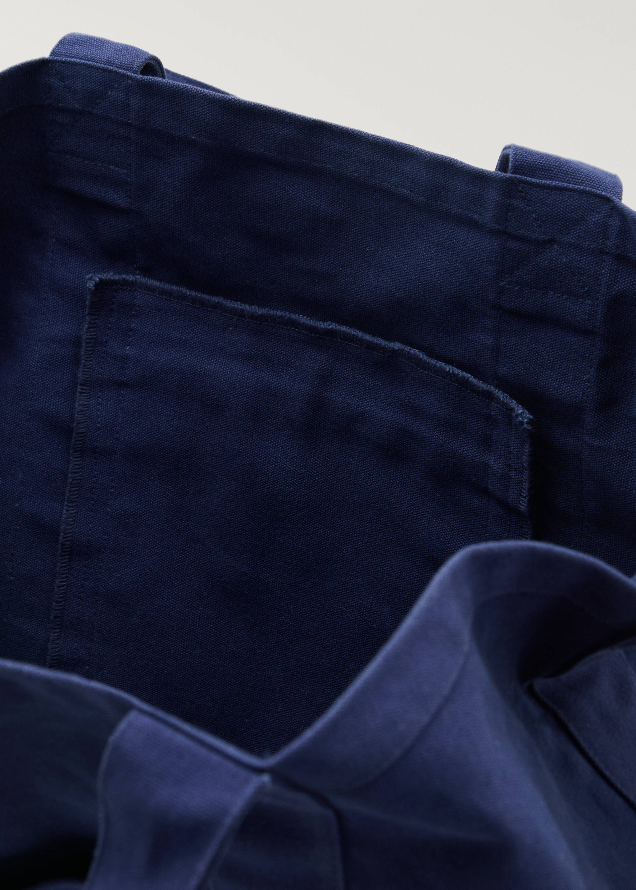 Strandväska i enfärgad bomull - Detaljer om artikeln 4