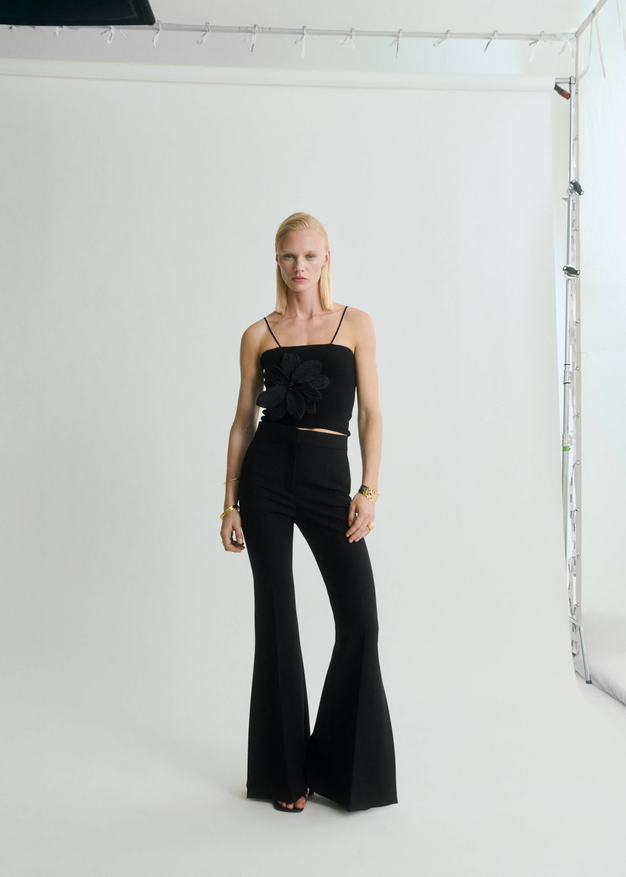 Top punt tirants maxi flor - Pla general
