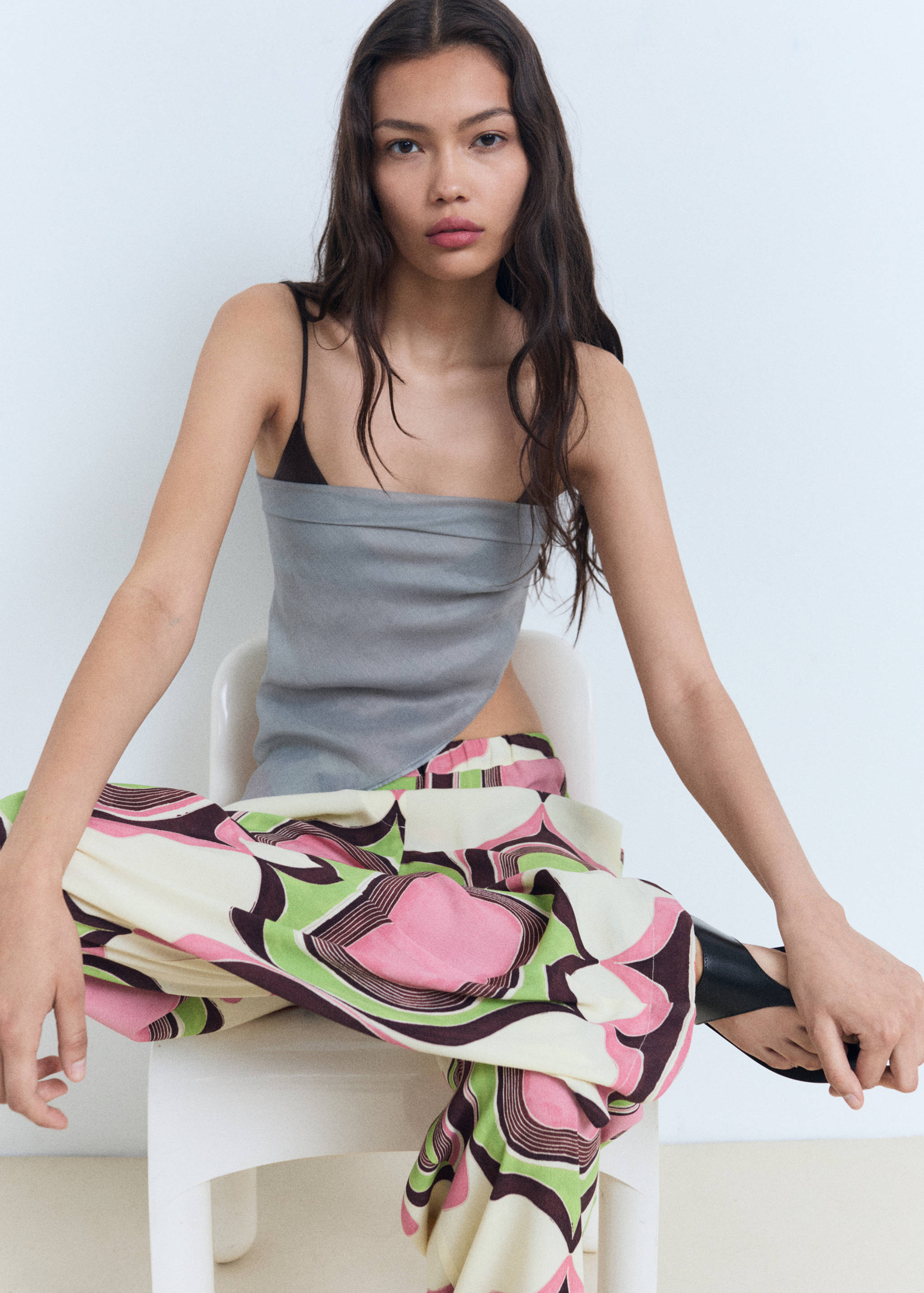 Pantalón estampado geométrico - Detalle del artículo 2