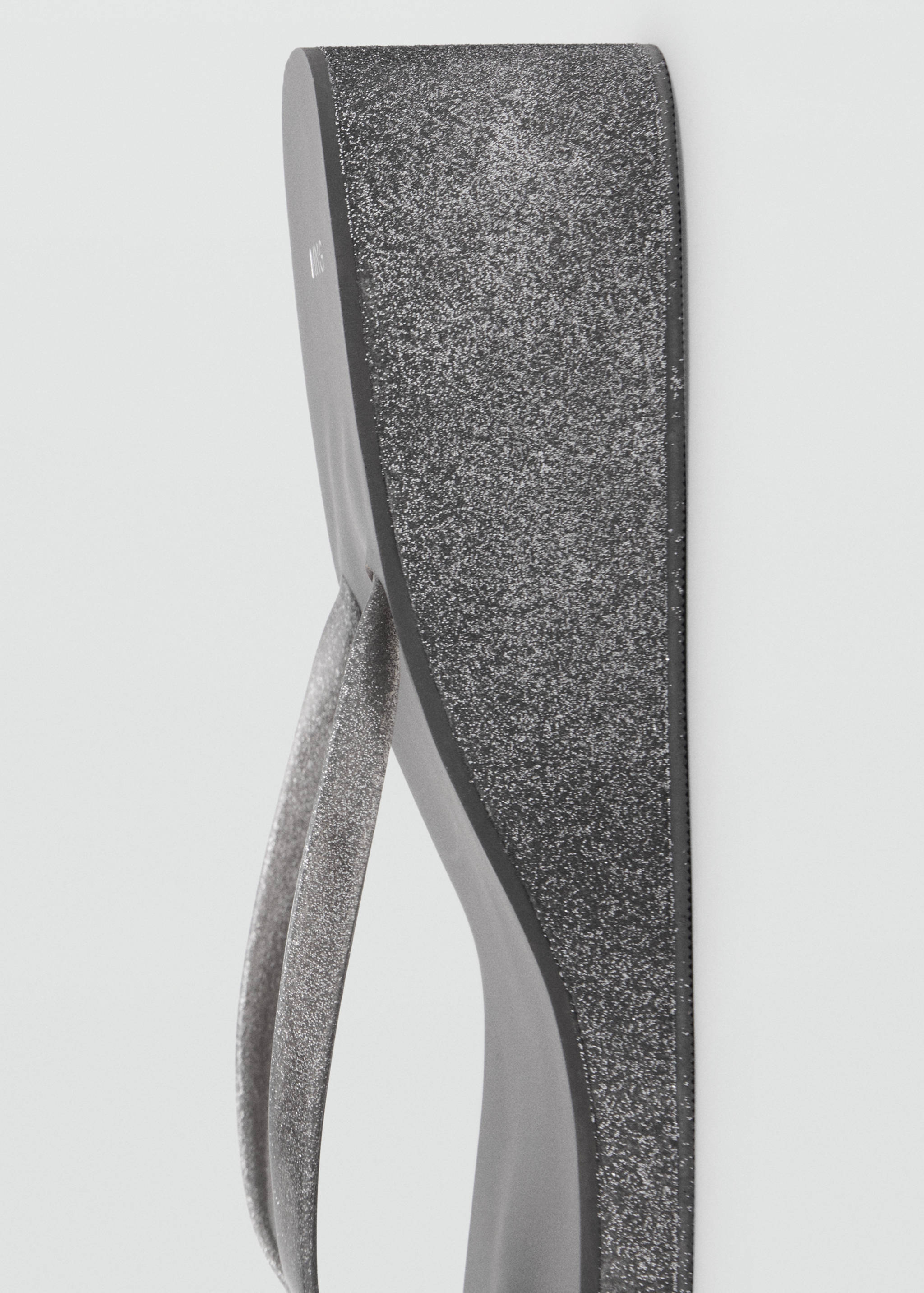 Sandalia cuña acabado brillante - Detalle del artículo 1