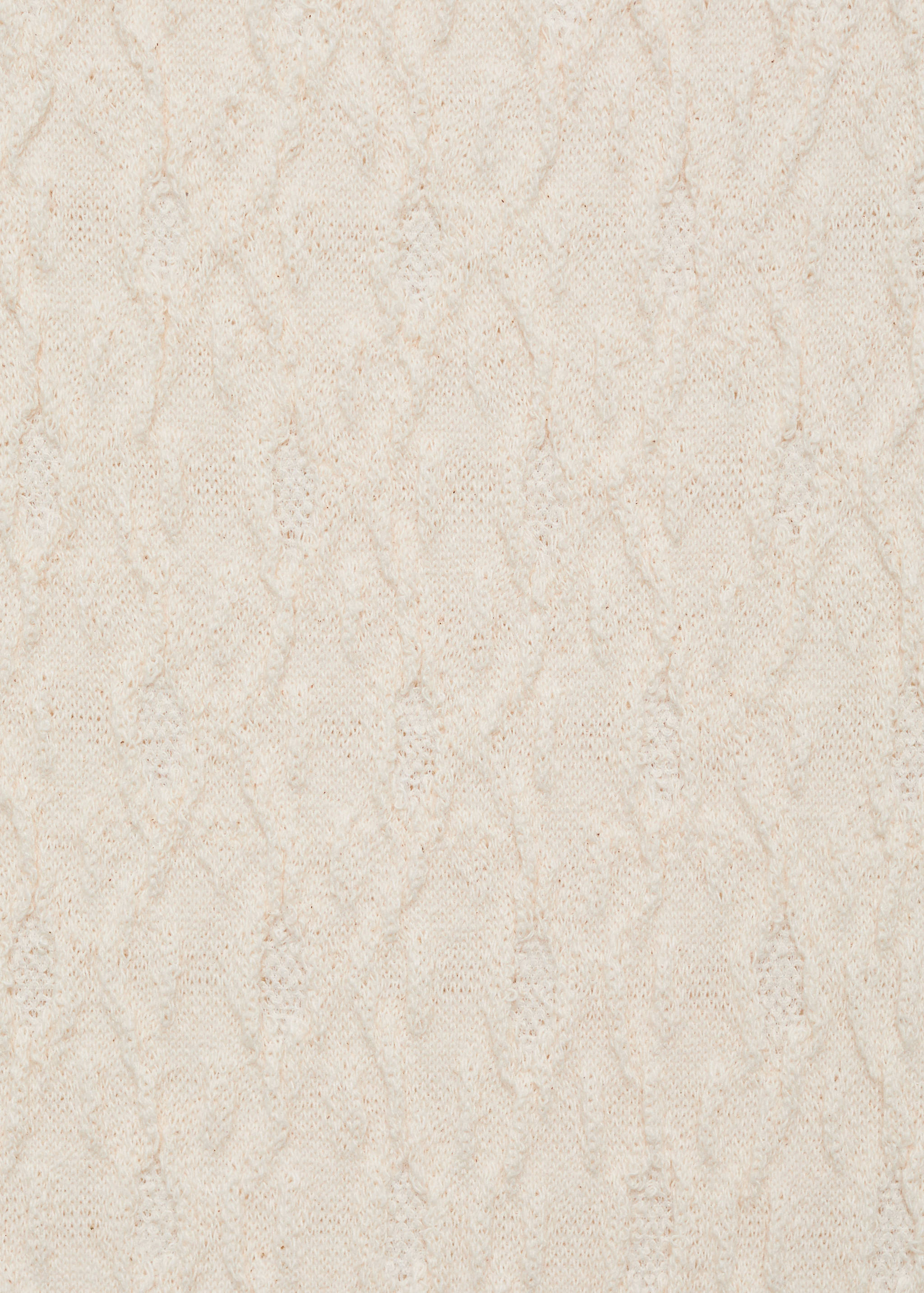 Fitted textured knitted dress - Details of the article 0