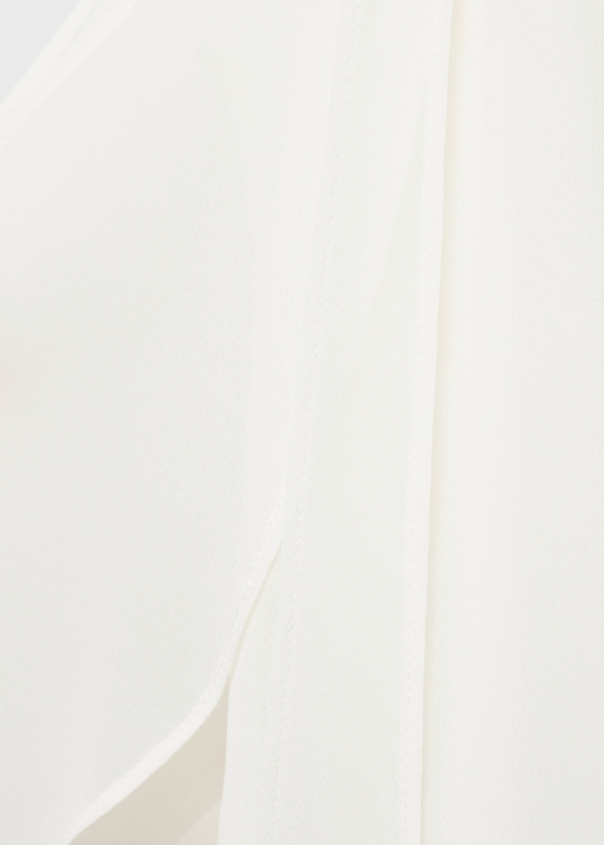 Draped top with flower detail - Details of the article 0