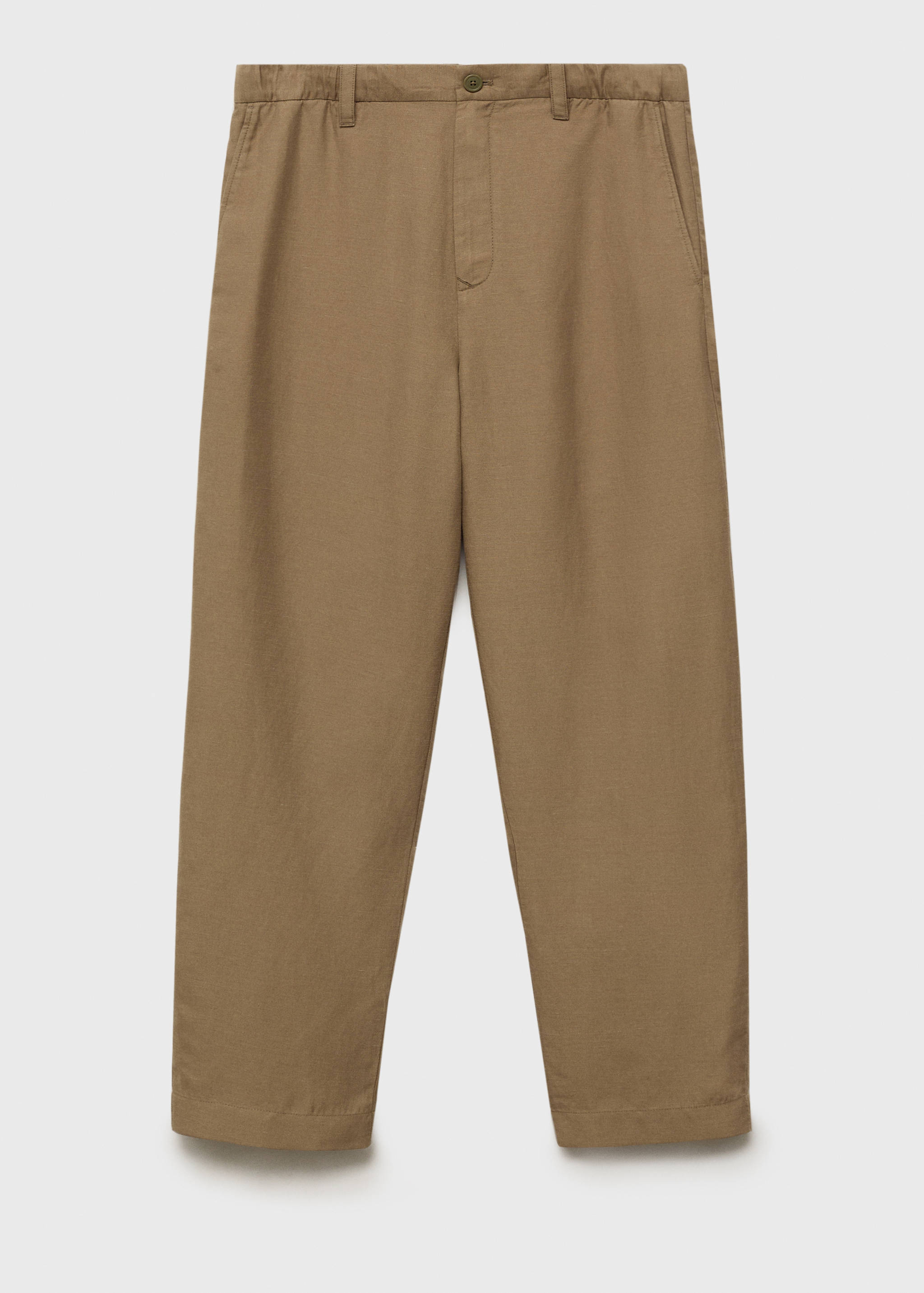 Pantalons barreja lli cintura elàstica - Article sense model