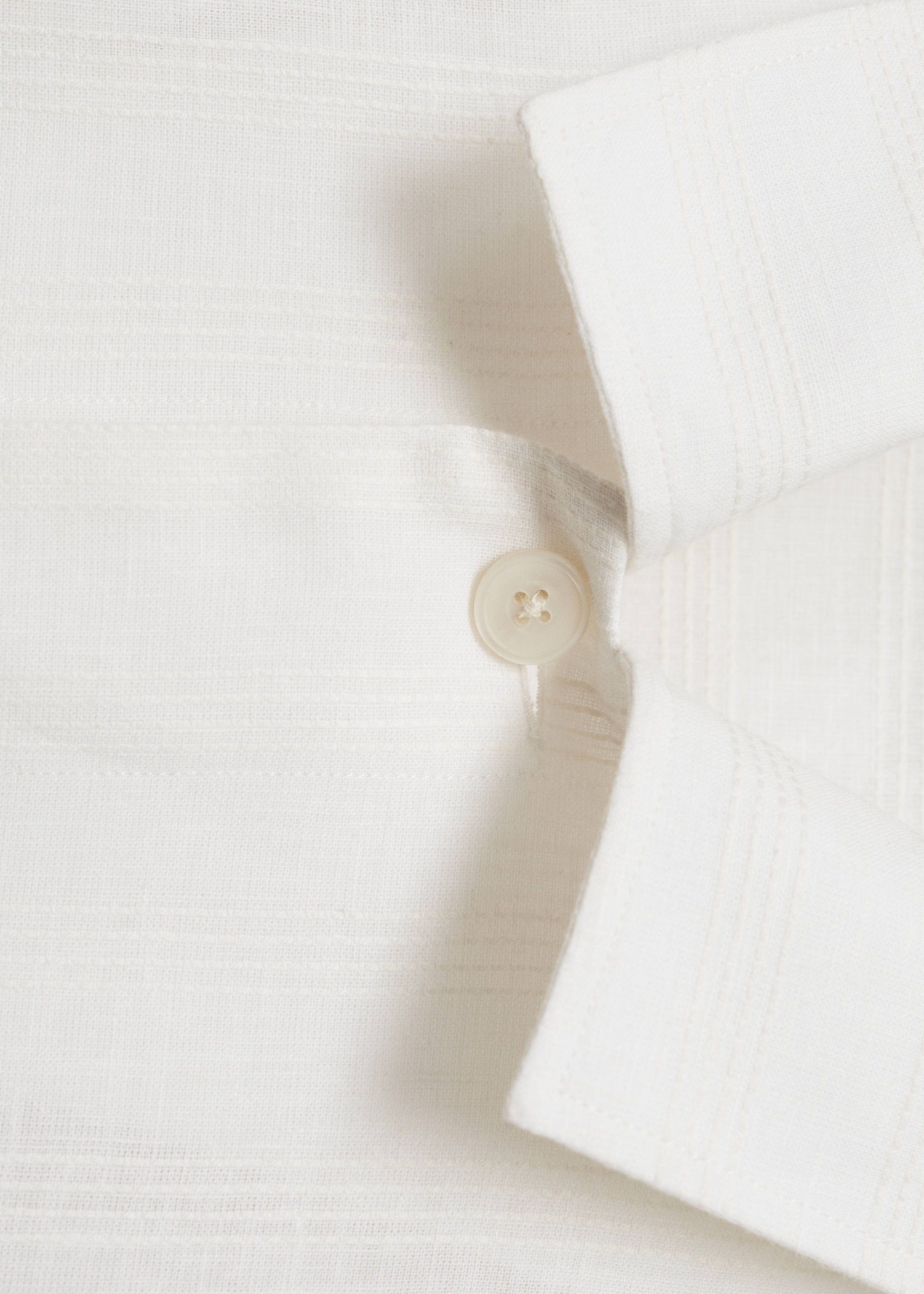 Overshirt aus Leinenmischgewebe mit Taschen - Detail des Artikels 8