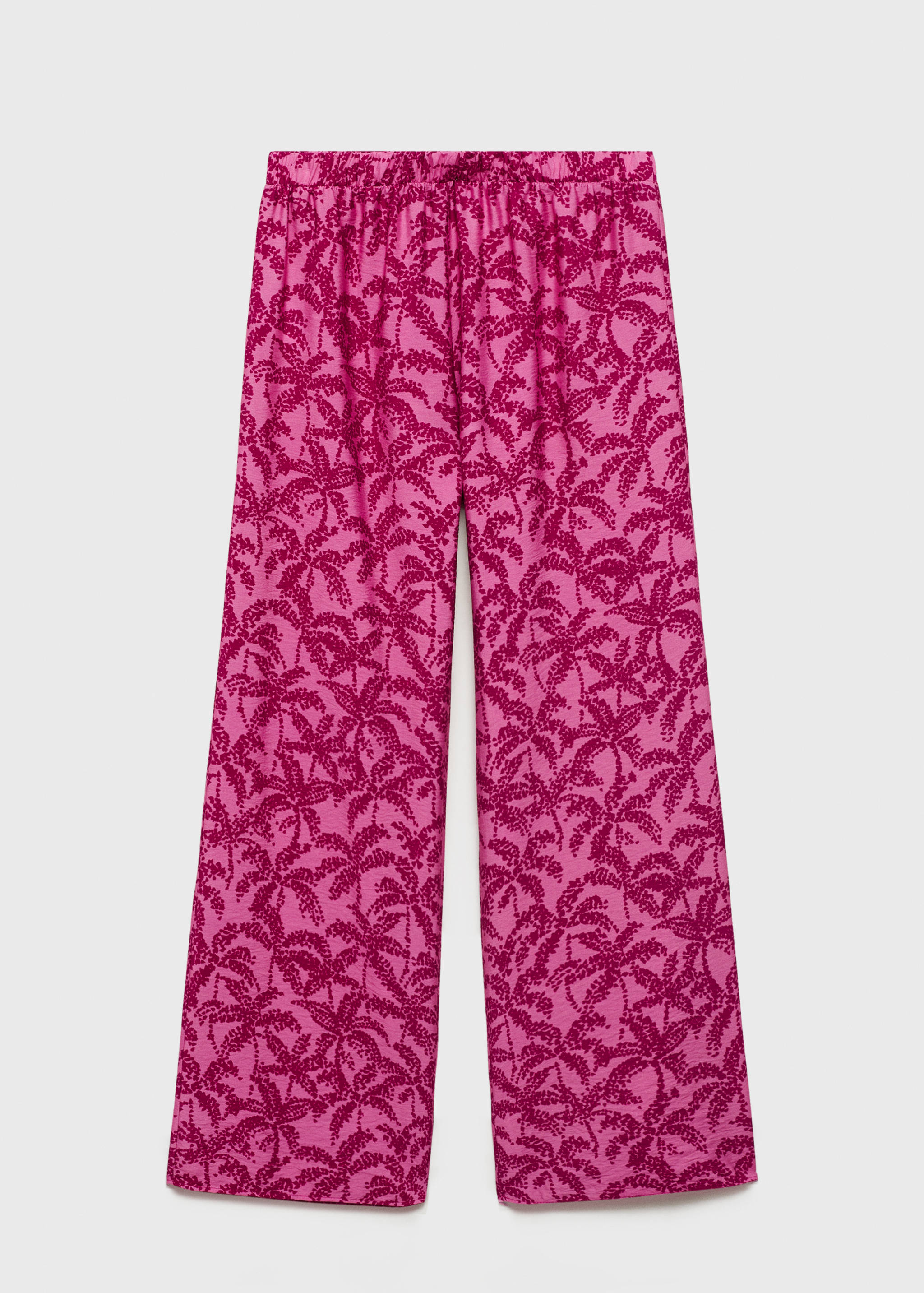 Palm tree print pants - Article without model
