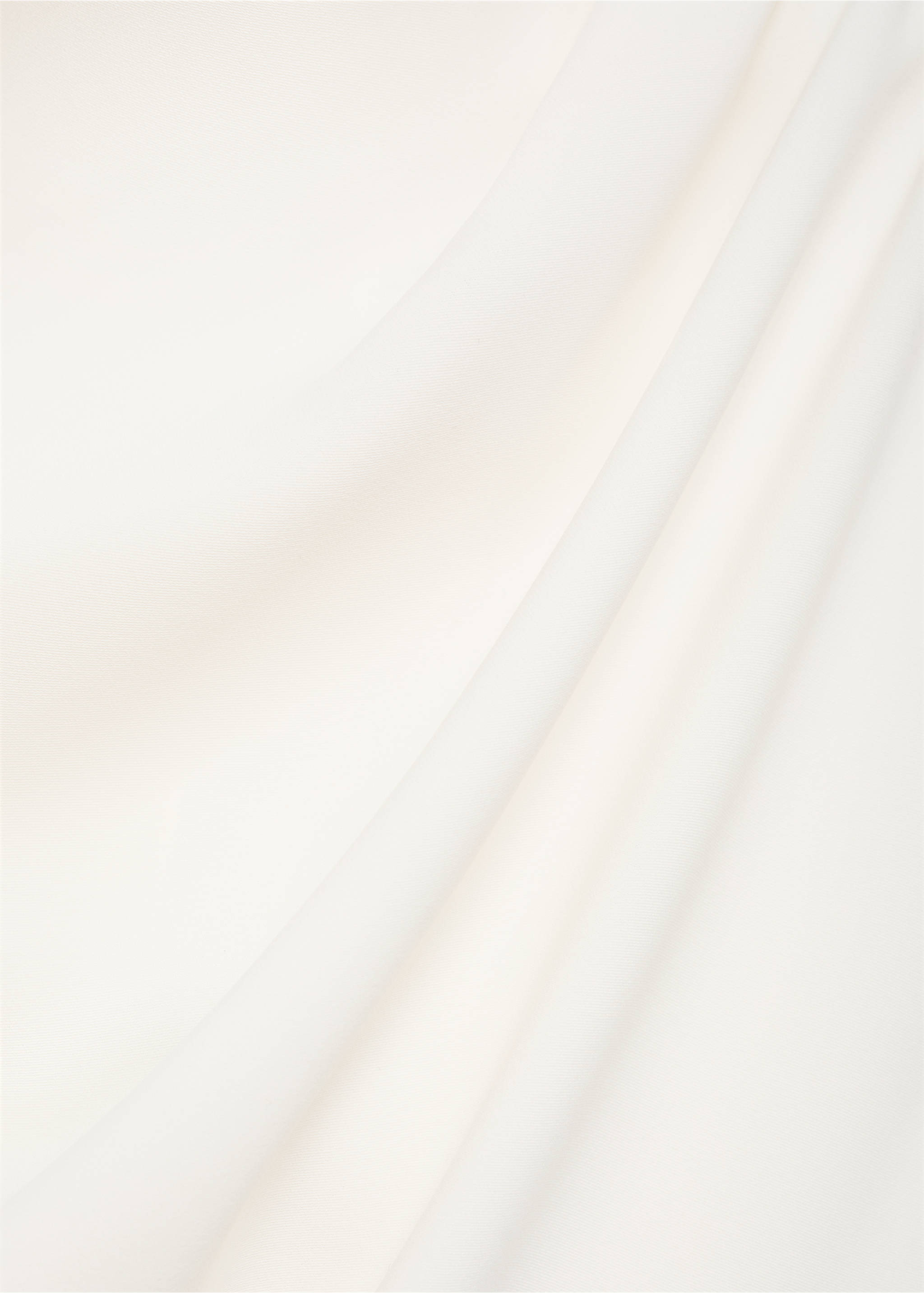 Long jumpsuit with draped neck and belt - Details of the article 0, Off White. Ref: 87079220-00.