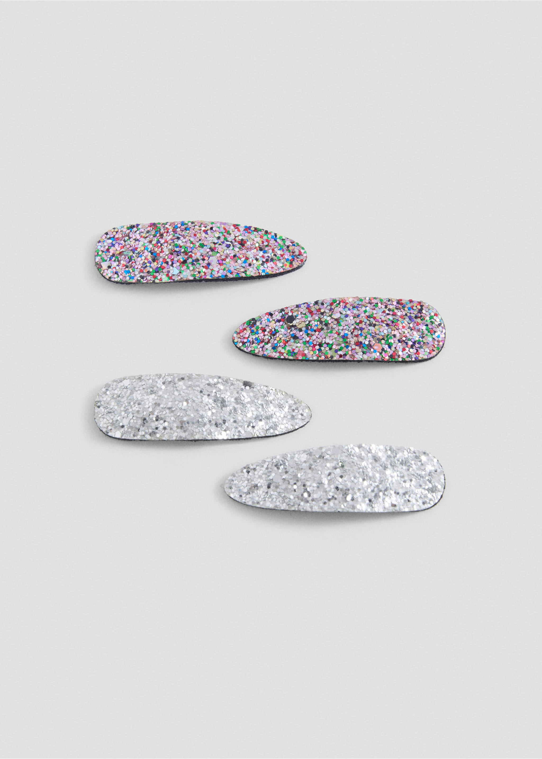 Hairclip 4 pack - Article without model, Silver. Ref: 87080308-00.