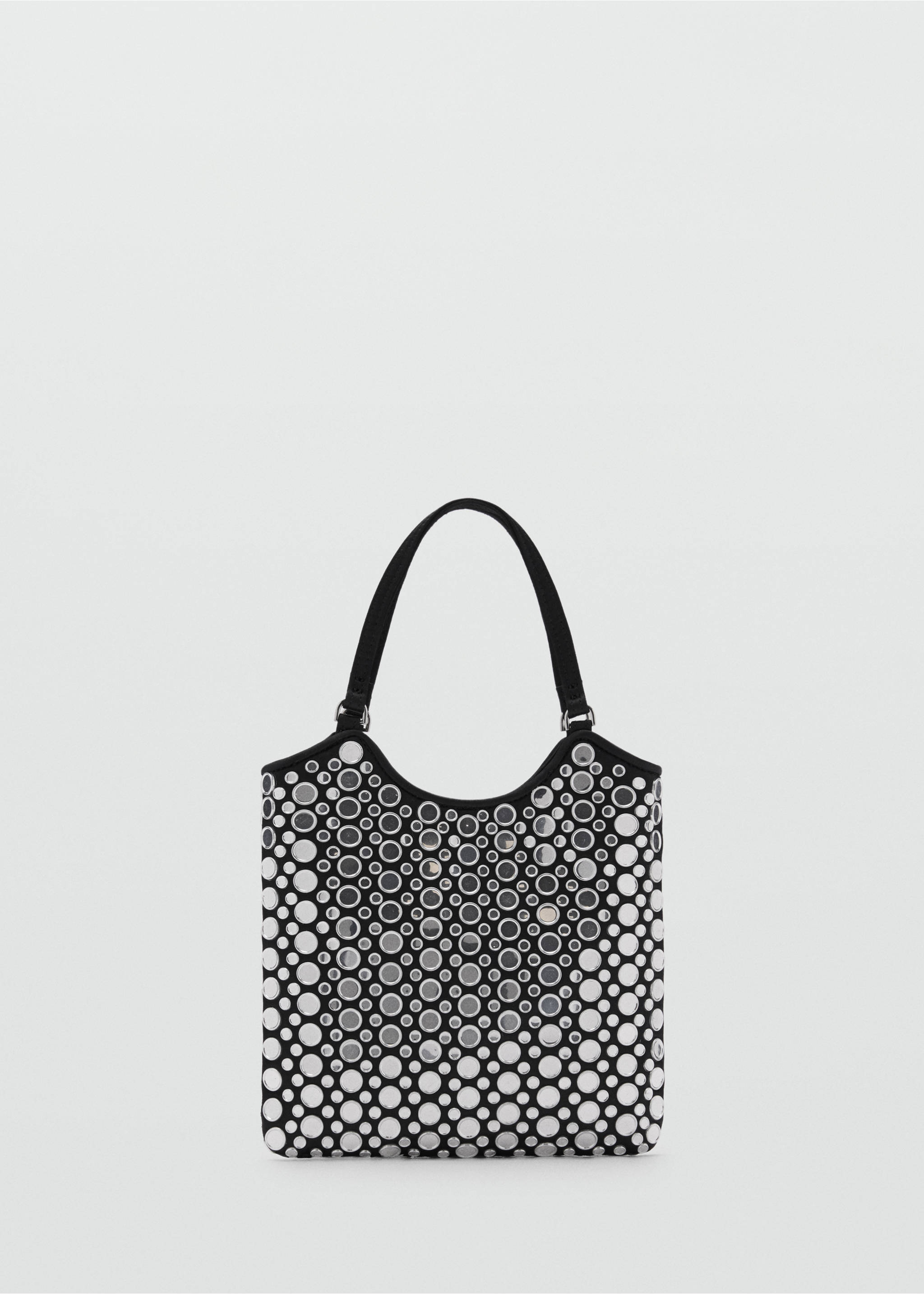 Mini bag with mirror detail - Article without model, Black. Ref: 87080412-00.