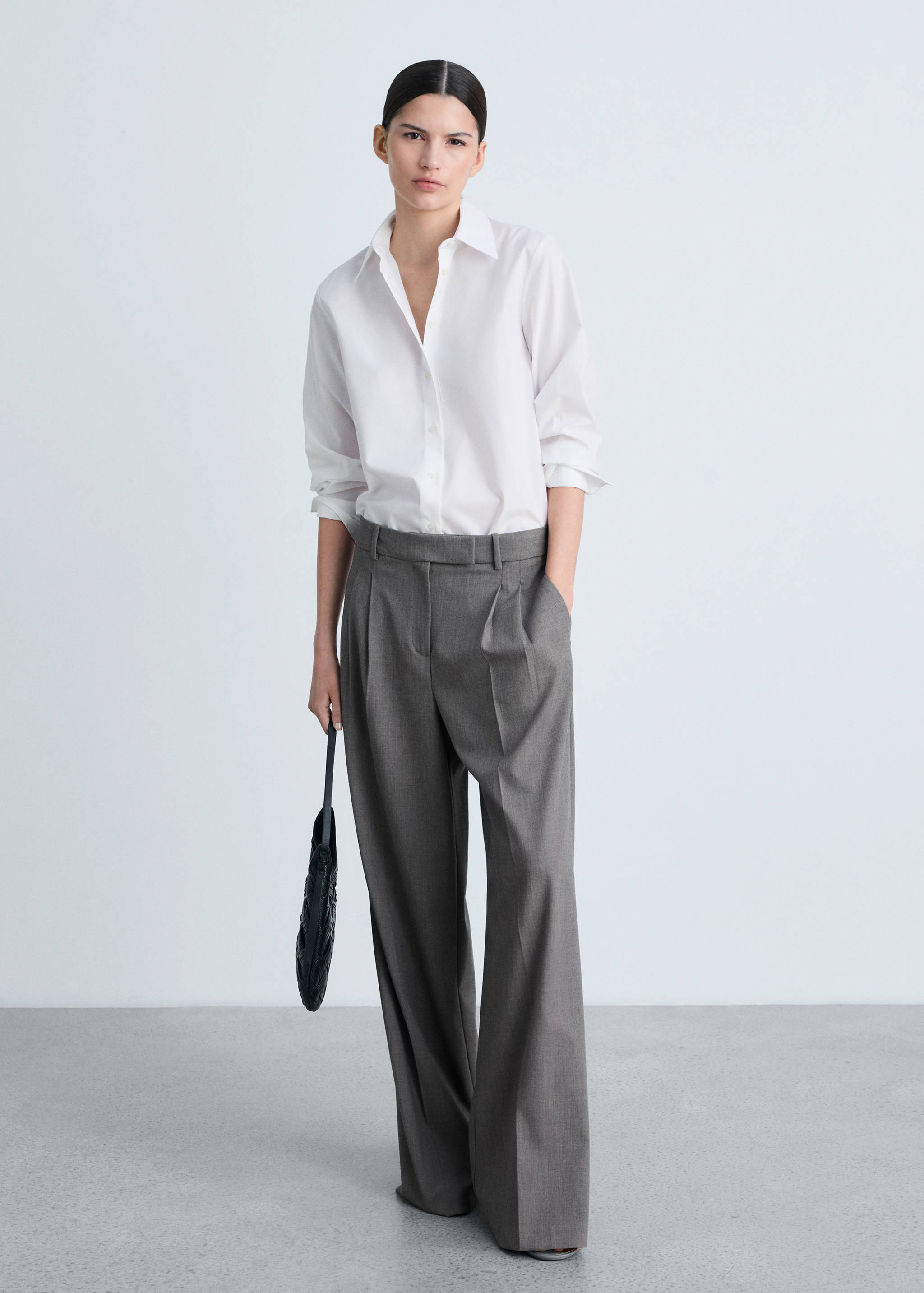 Chemise regular-fit coton et Lyocell mélangés - Plan général