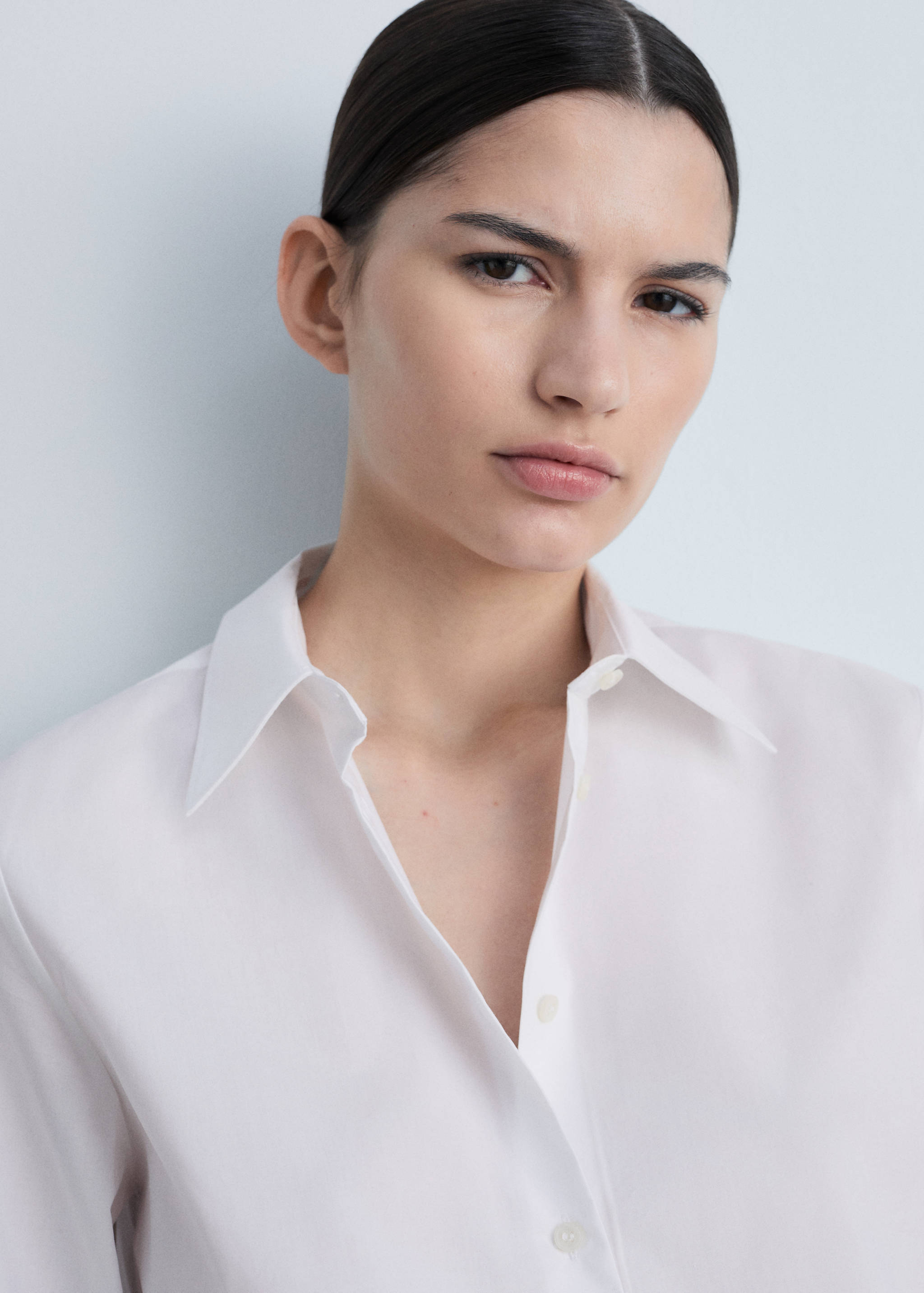 Chemise regular-fit coton et Lyocell mélangés - Détail de l'article 1