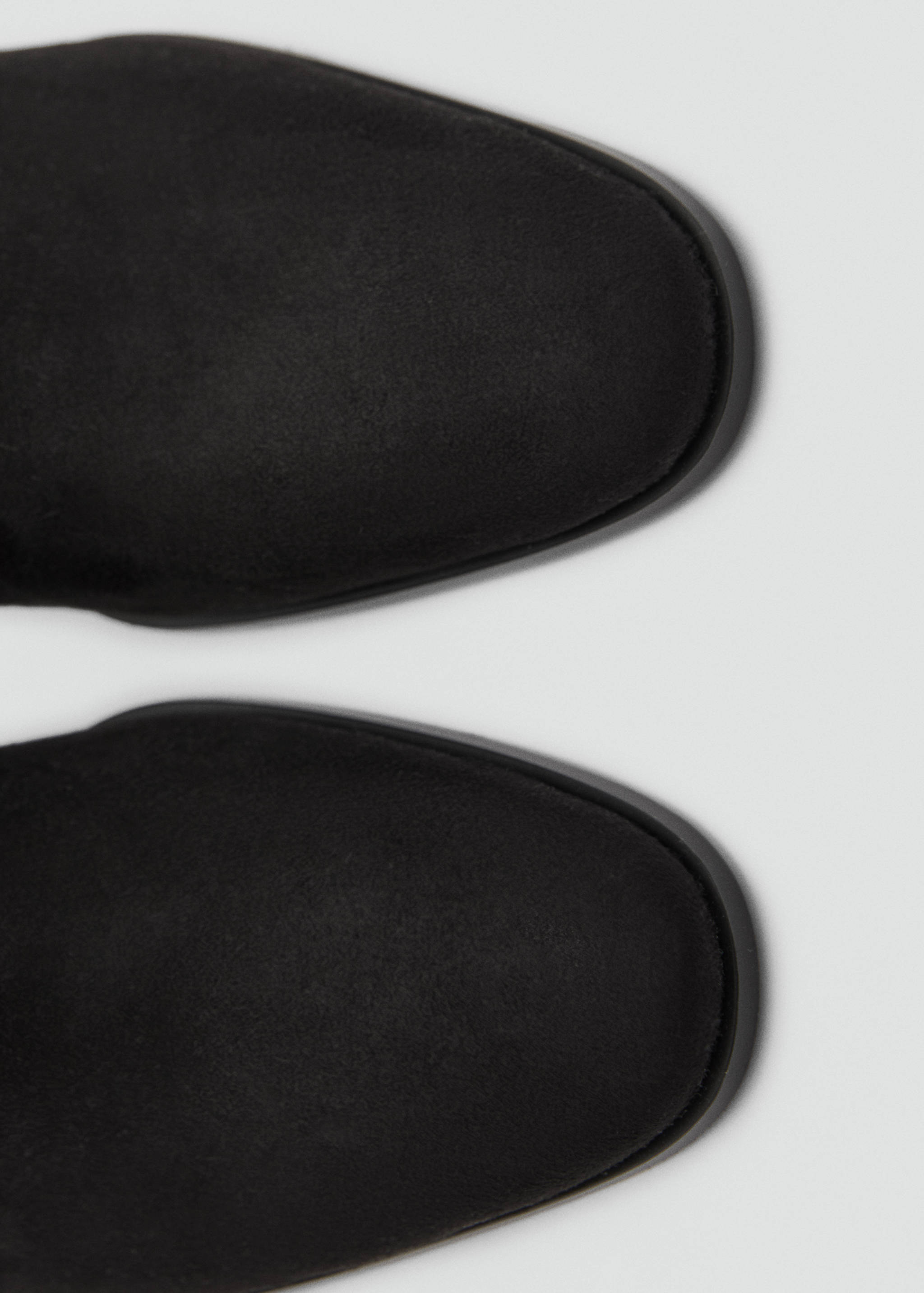 Suede block-heel ankle boots - Details of the article 3